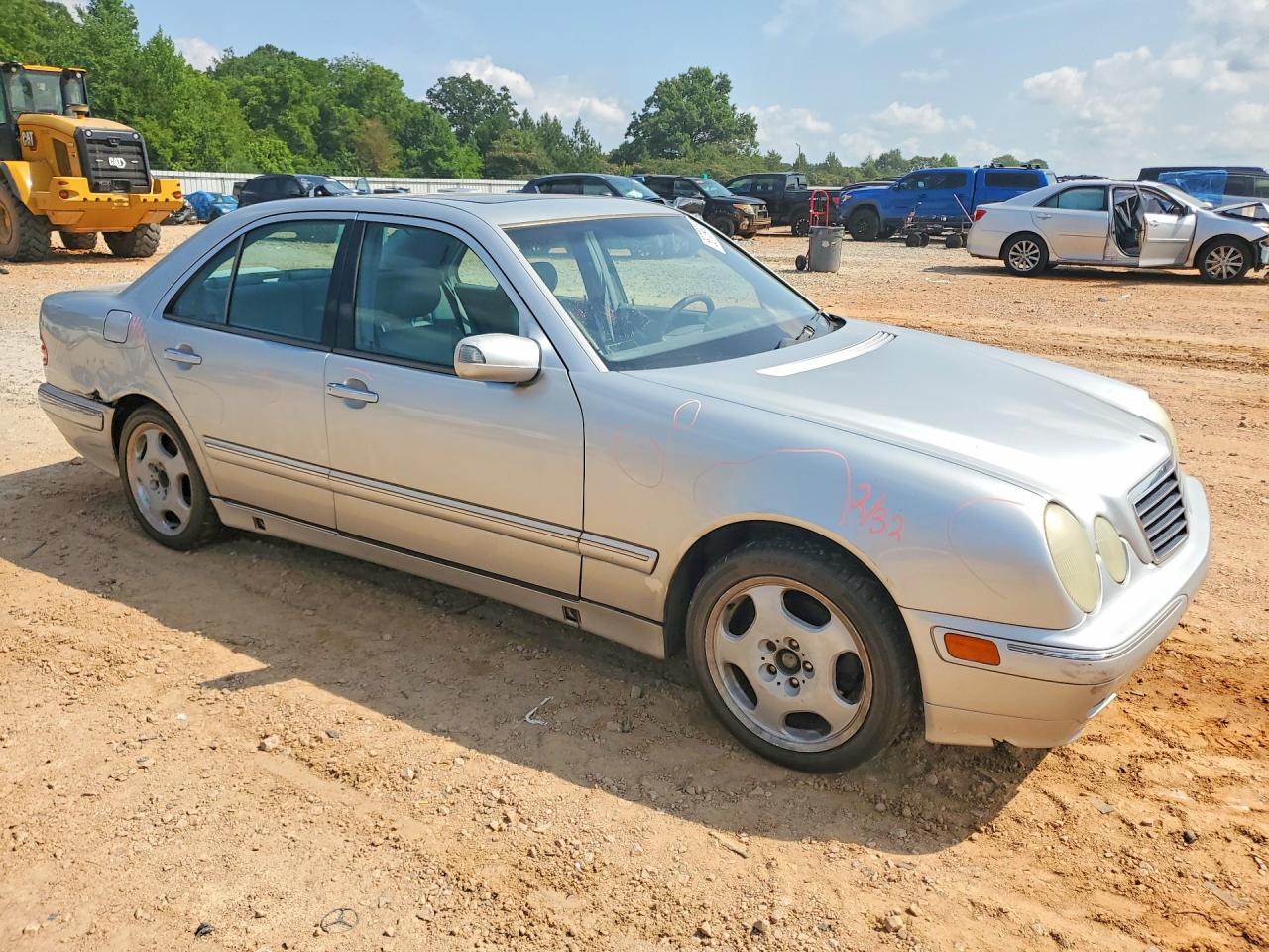 2000 Mercedes-benz E 430 Silver vin: WDBJF70JXYA985643