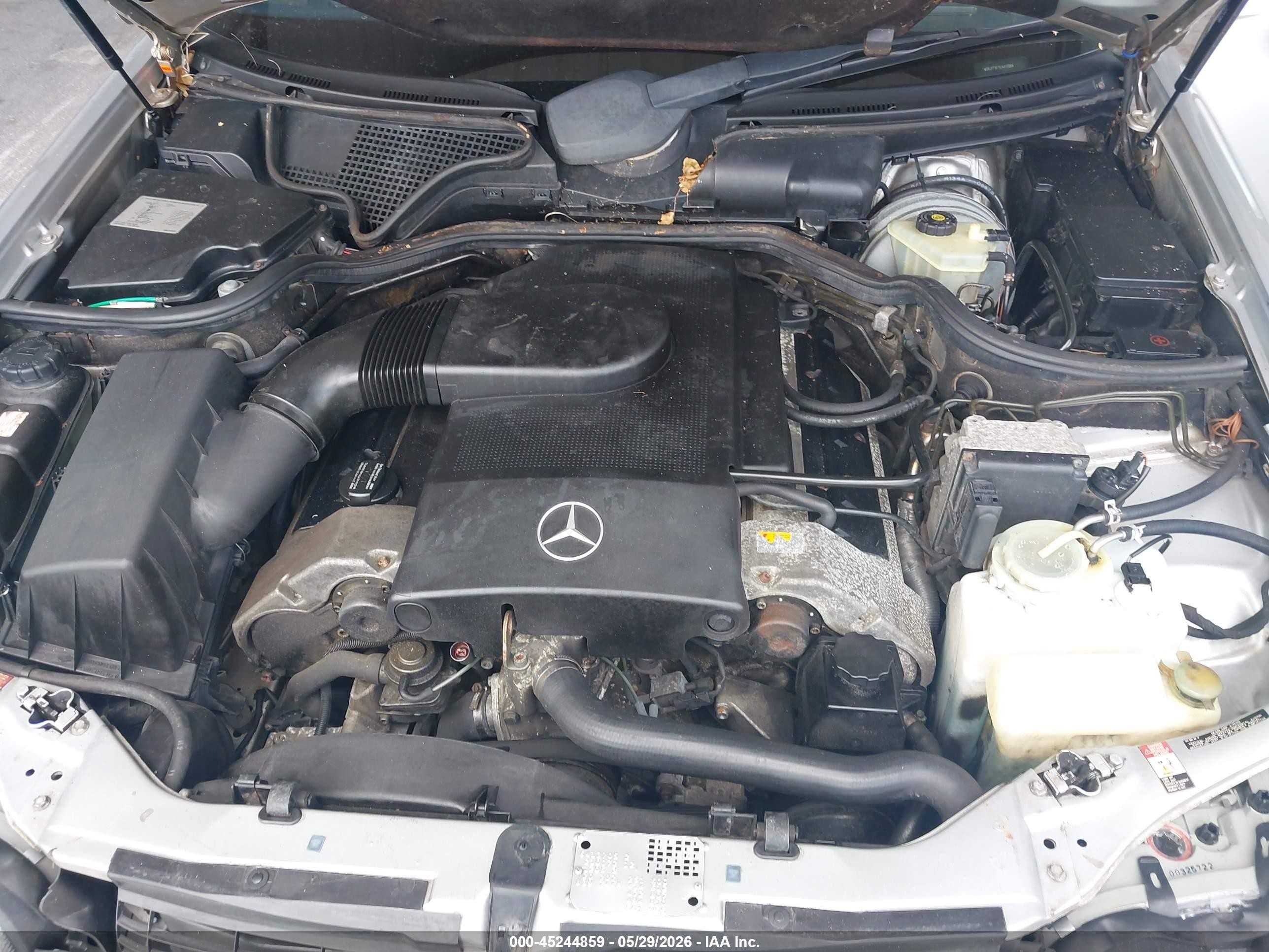 1997 Mercedes-benz E 420   Silver vin: WDBJF72F1VA455064