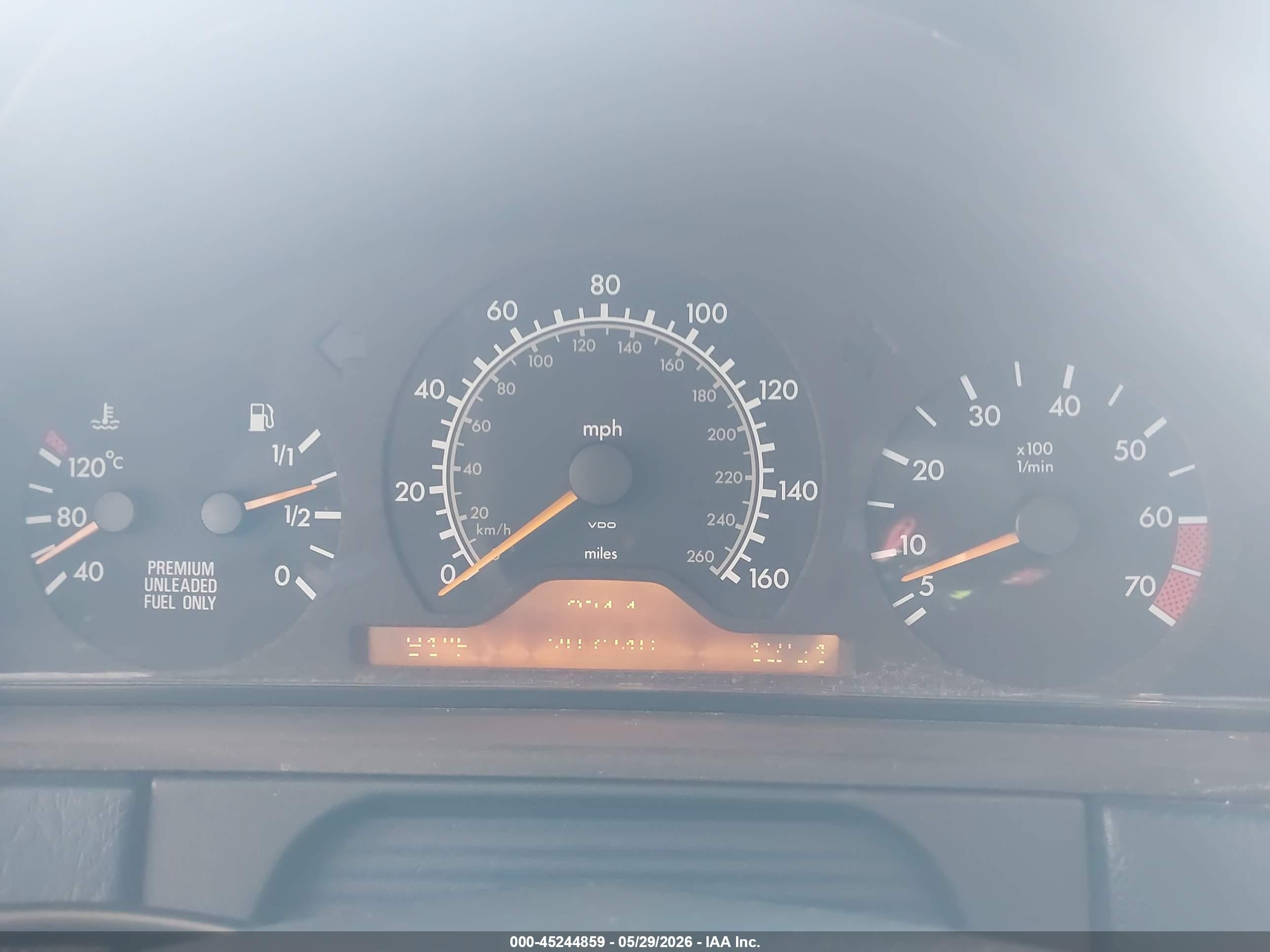 1997 Mercedes-benz E 420   Silver vin: WDBJF72F1VA455064