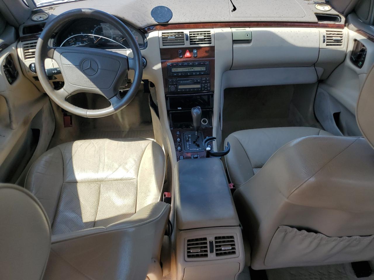 1997 Mercedes-benz E 420 White vin: WDBJF72F2VA257190