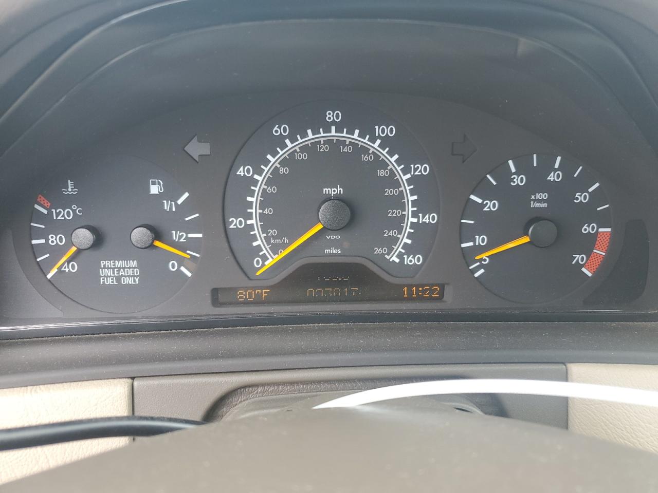 1997 Mercedes-benz E 420 Green vin: WDBJF72F3VA088328