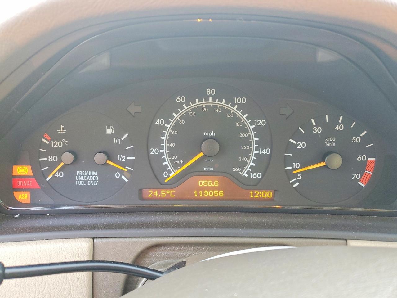 1997 Mercedes-benz E 420 Белый vin: WDBJF72F4VA227608