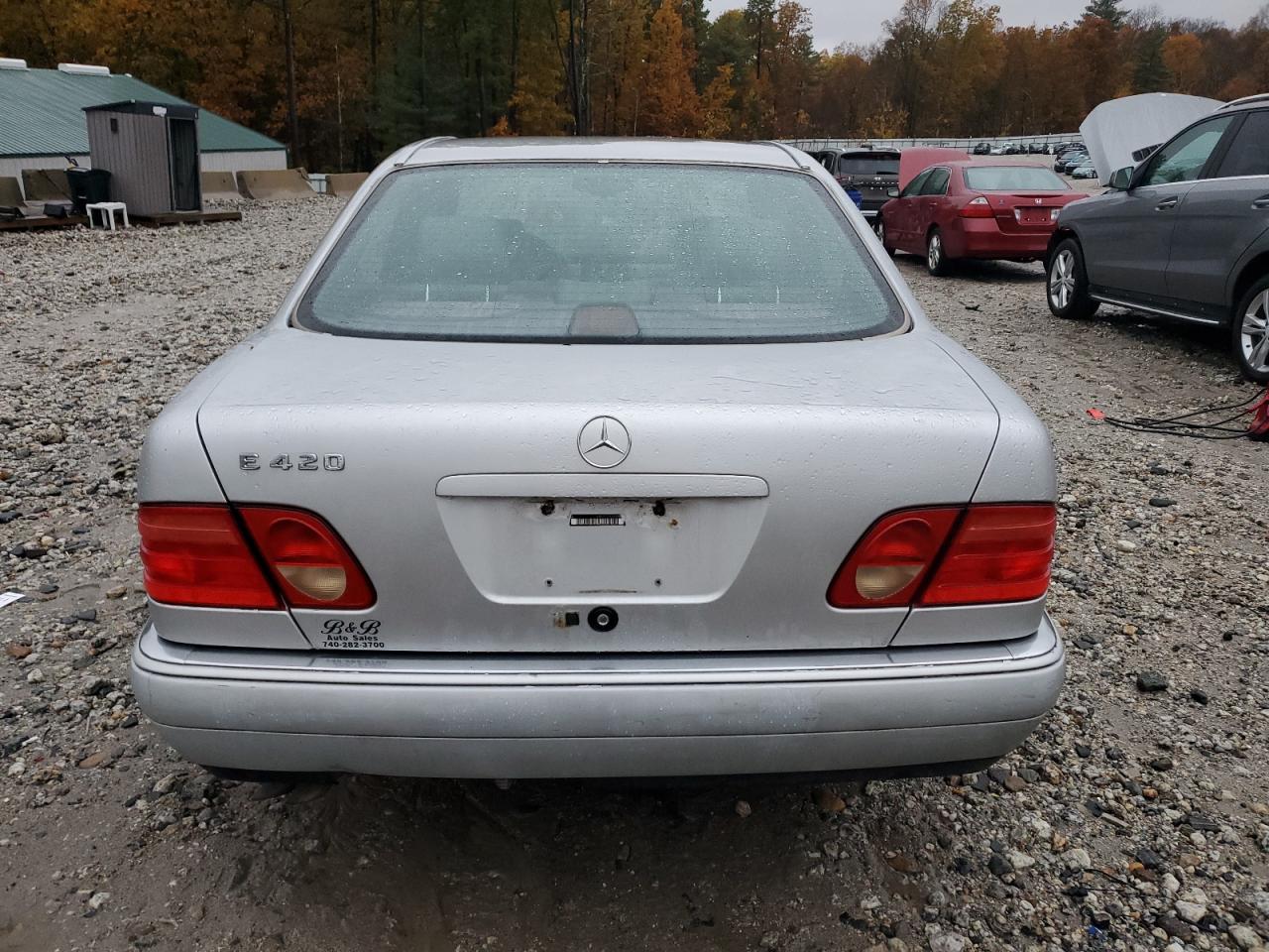 1997 Mercedes-benz E 420 Silver vin: WDBJF72F4VA386872