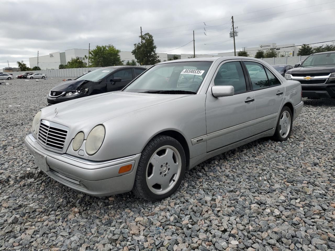 1997 Mercedes-benz E 420 Silver vin: WDBJF72F6VA383021