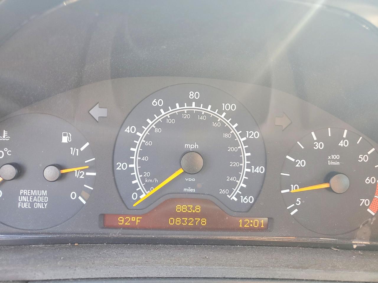 1997 Mercedes-benz E 420 Black vin: WDBJF72F7VA286183