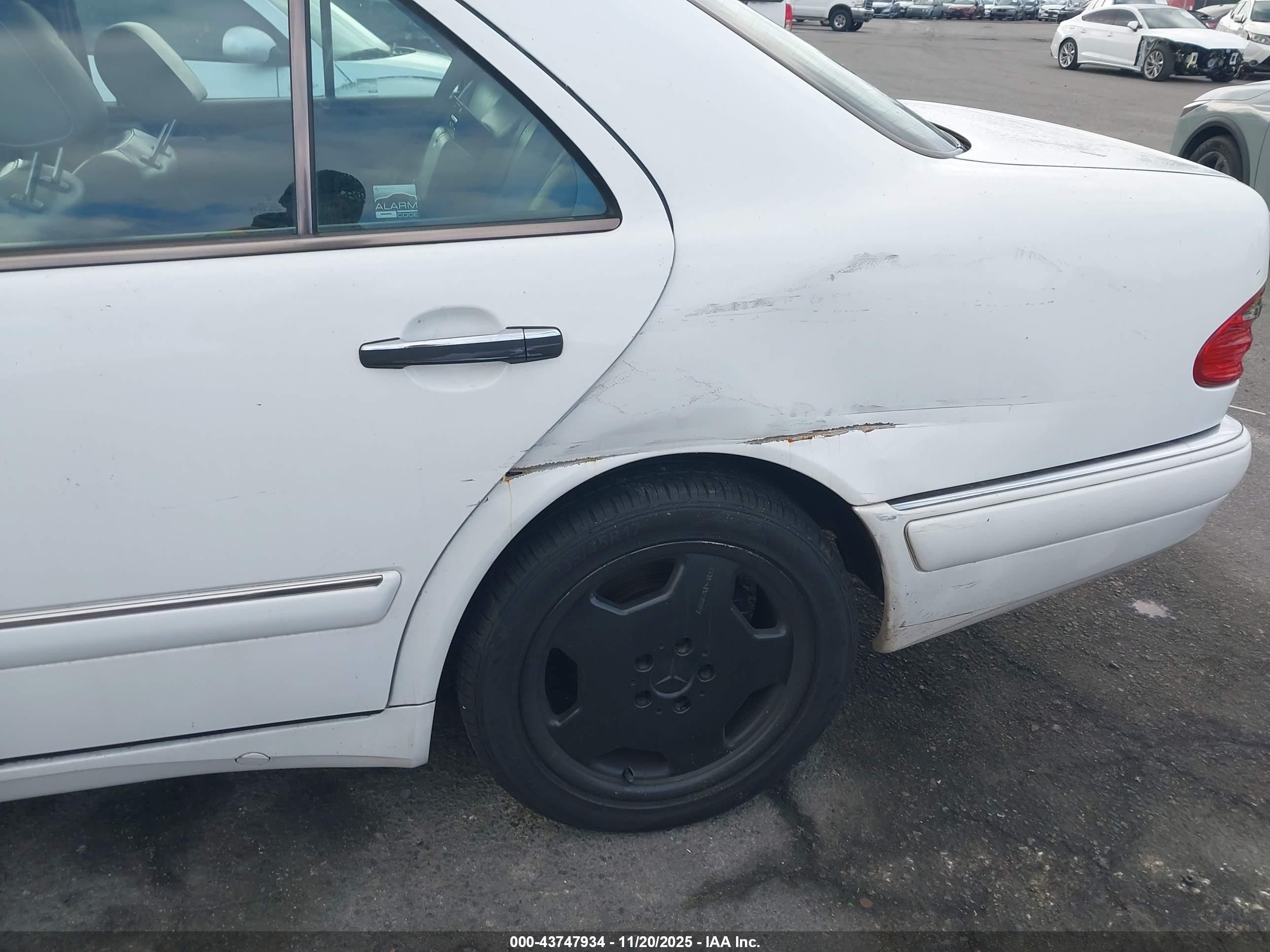 1997 Mercedes-benz E 420   Белый vin: WDBJF72F7VA303421