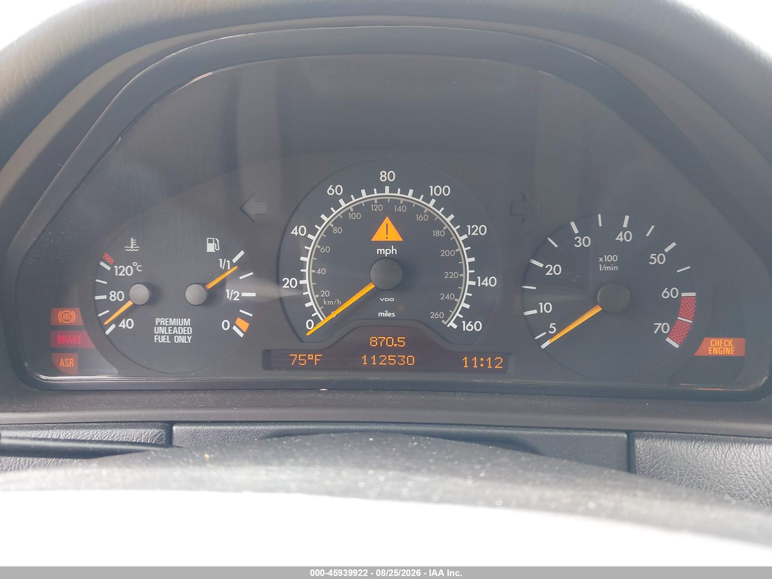 1997 Mercedes-benz E 420   Beige vin: WDBJF72F8VA584371