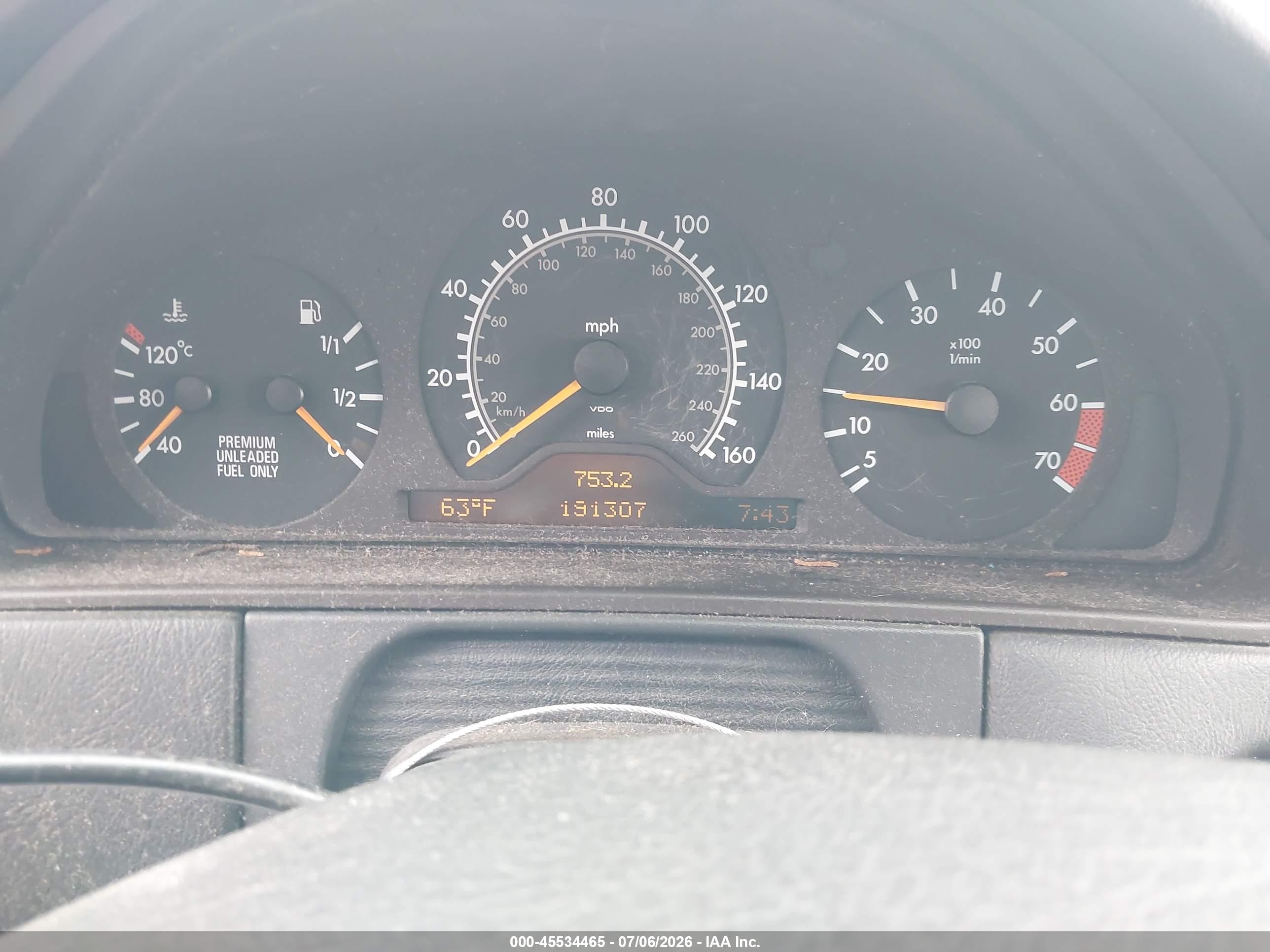 1997 Mercedes-benz E 420   Черный vin: WDBJF72F9VA156213