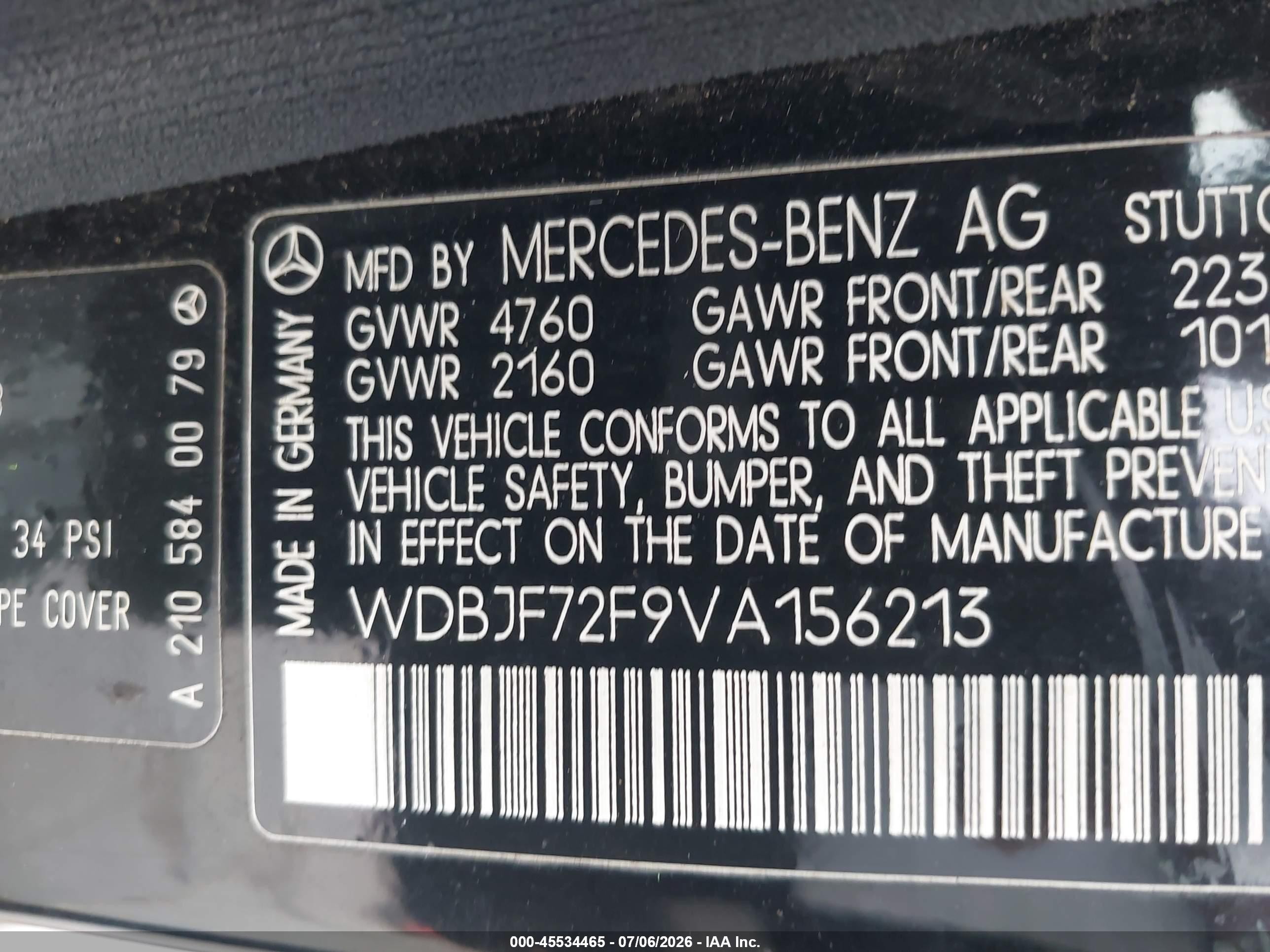 1997 Mercedes-benz E 420   Черный vin: WDBJF72F9VA156213