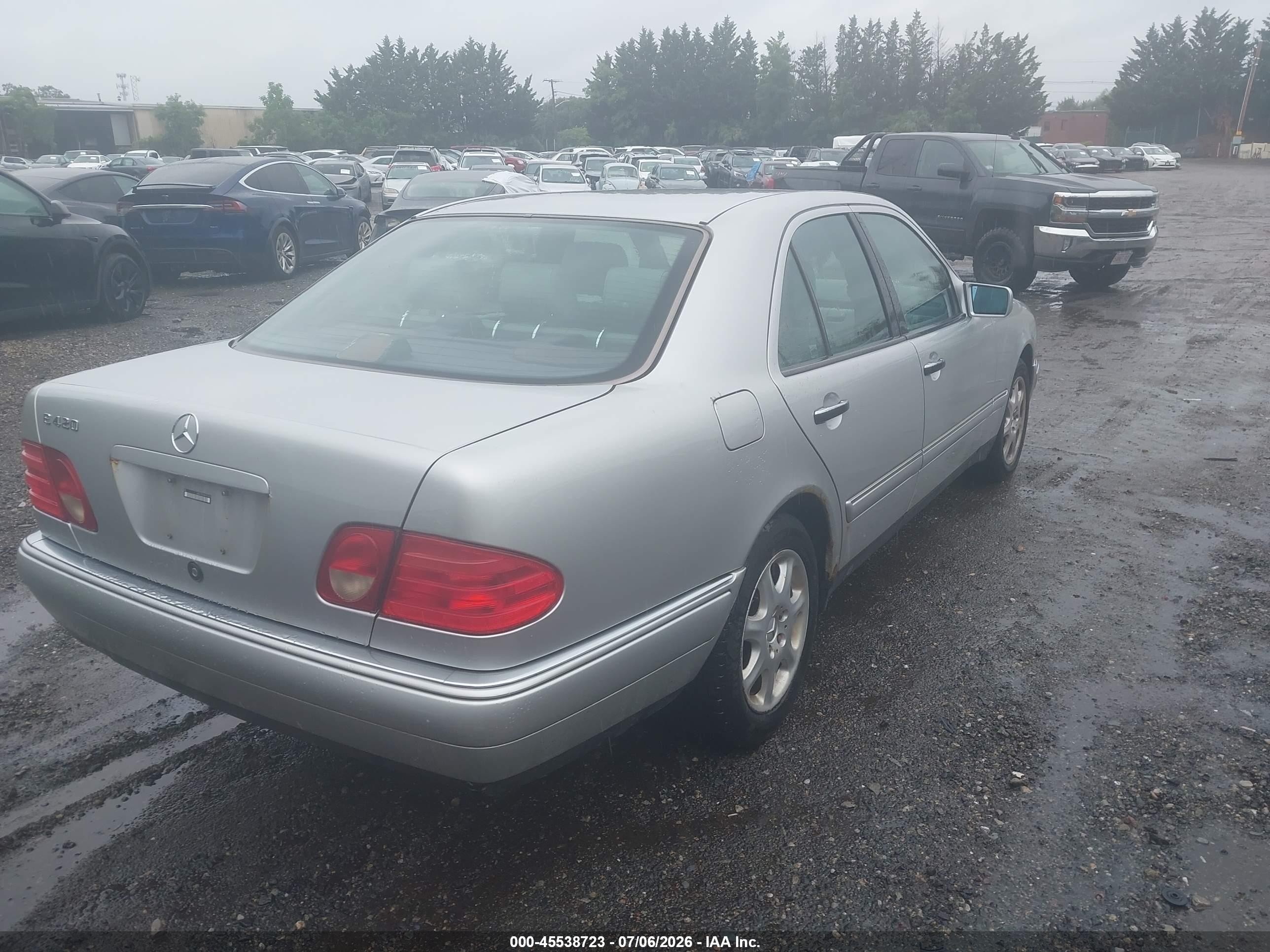 1997 Mercedes-benz E 420 Gray vin: WDBJF72FXVA144376