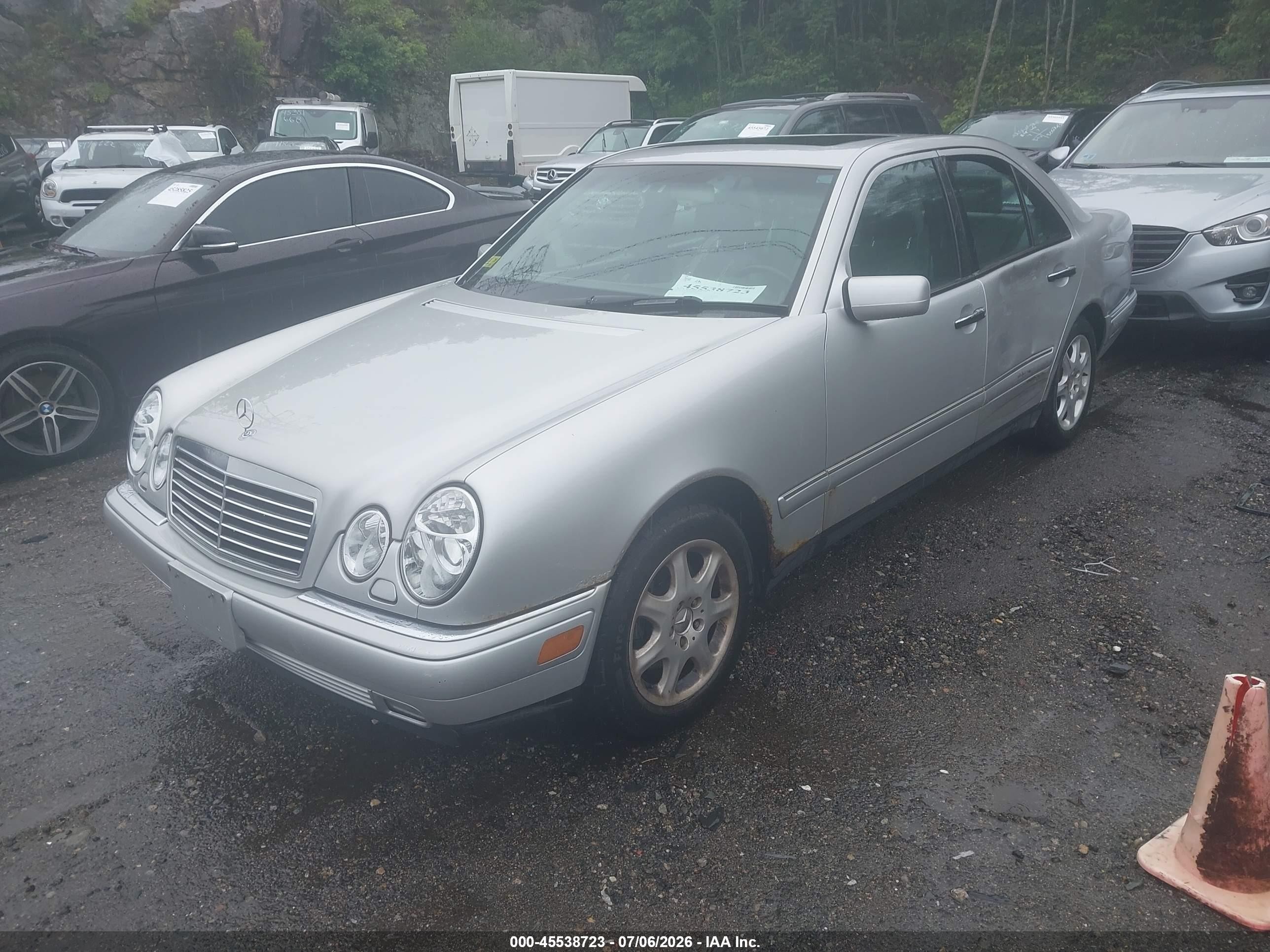 1997 Mercedes-benz E 420 Gray vin: WDBJF72FXVA144376