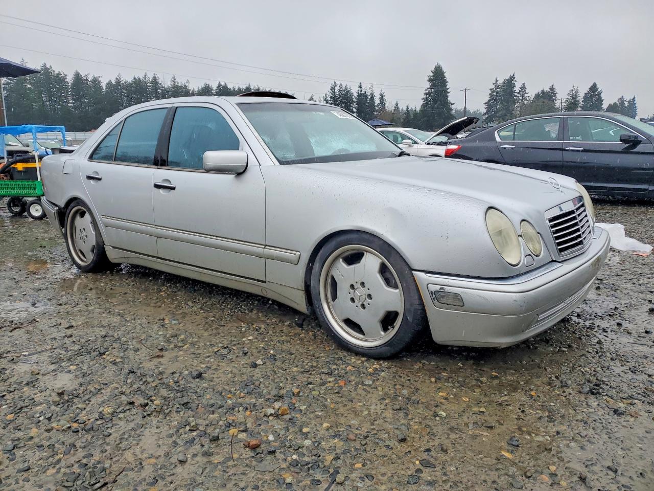 1999 Mercedes-benz E 55 Amg Silver vin: WDBJF74H2XA908156