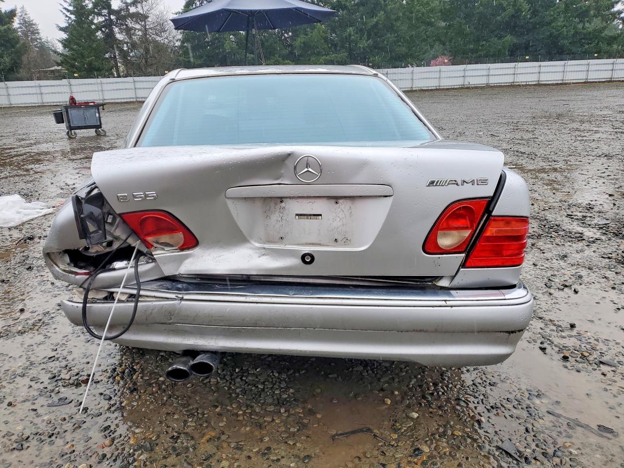 1999 Mercedes-benz E 55 Amg Silver vin: WDBJF74H2XA908156