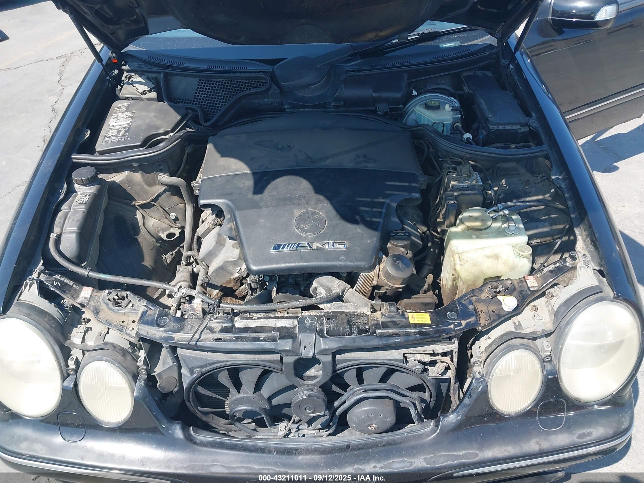 2001 Mercedes-benz E 55 Amg   Black vin: WDBJF74J01B226140