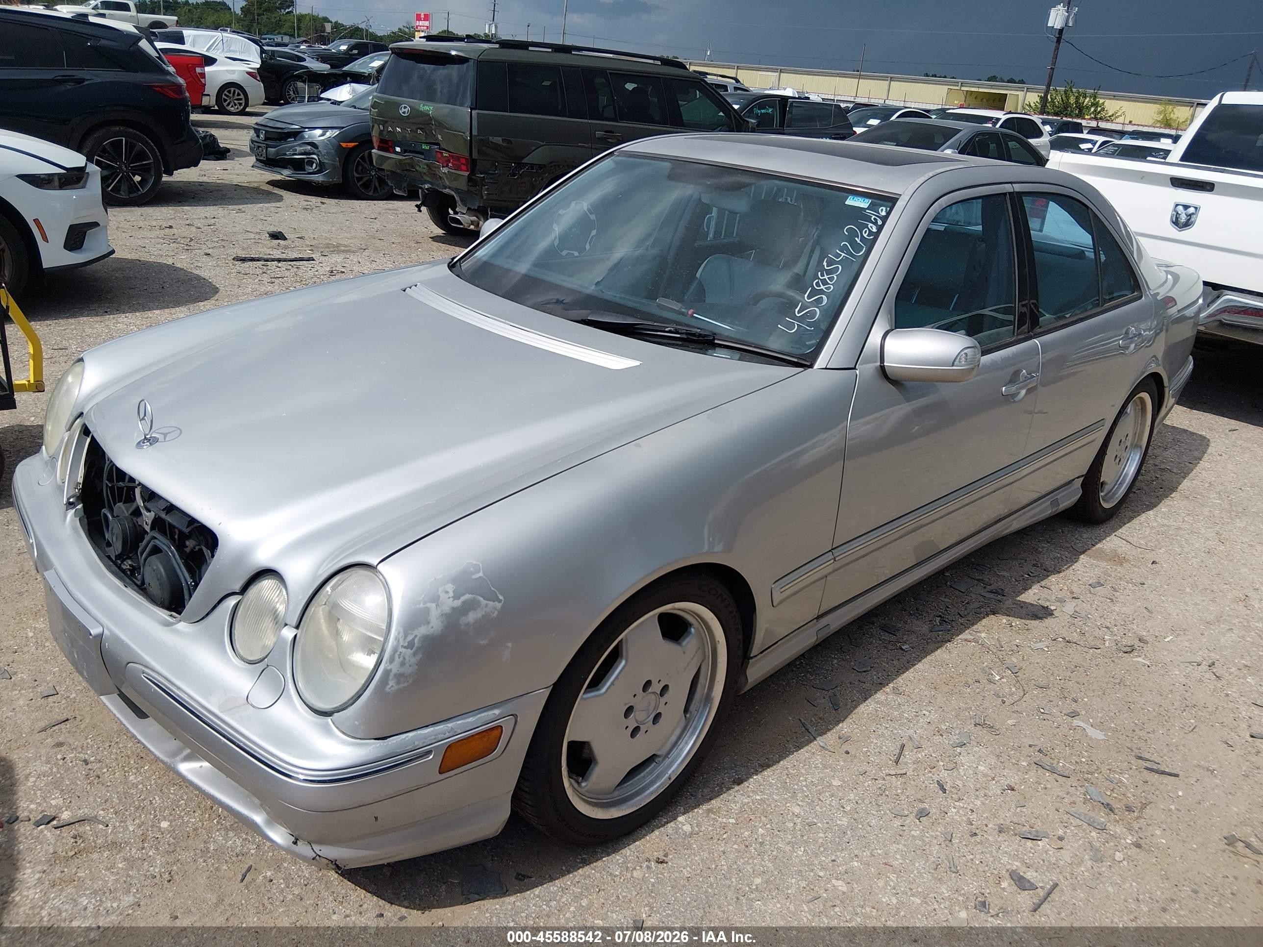 2000 Mercedes-benz E 55 Amg   Gray vin: WDBJF74J0YB071714