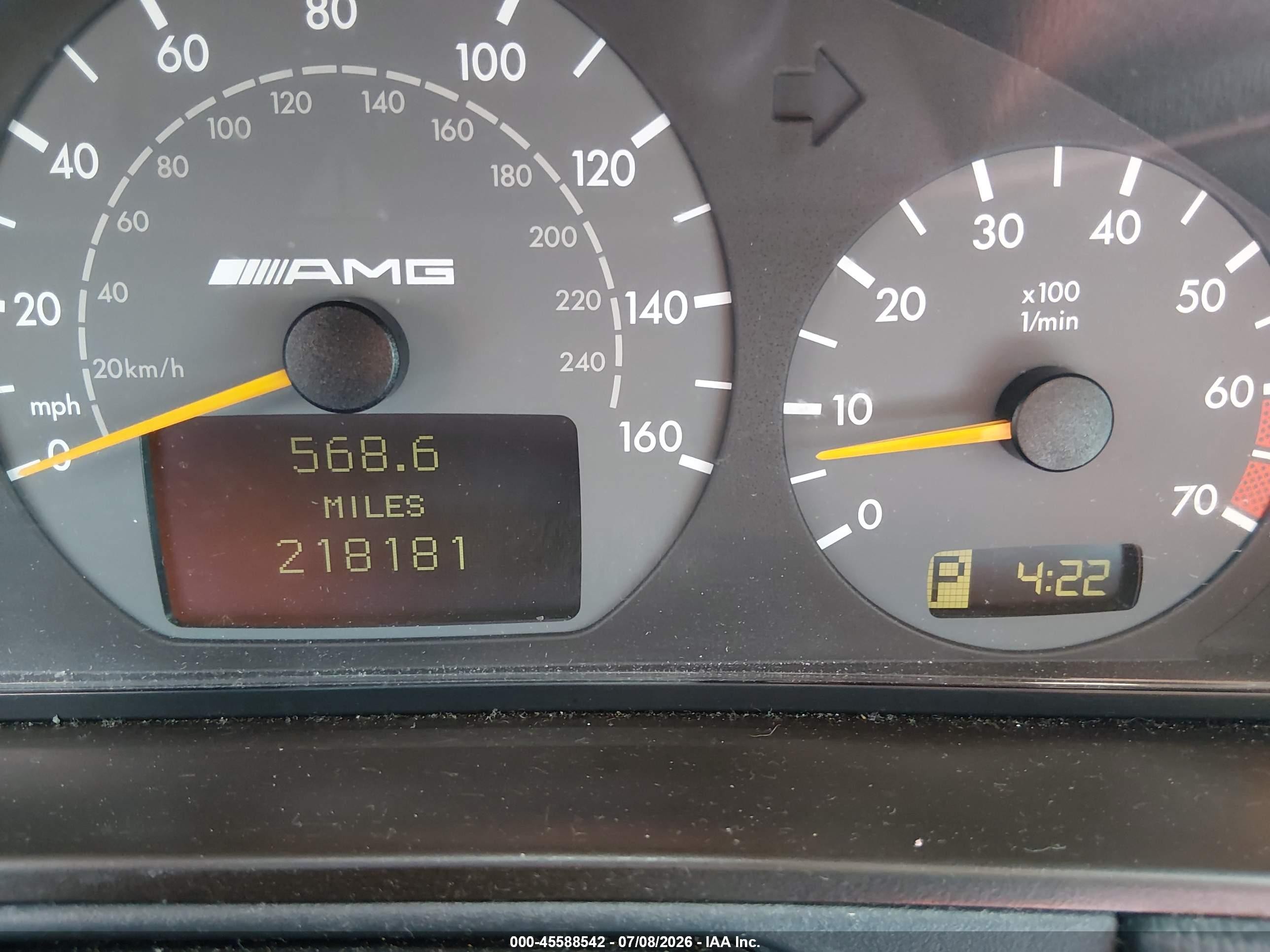 2000 Mercedes-benz E 55 Amg   Gray vin: WDBJF74J0YB071714