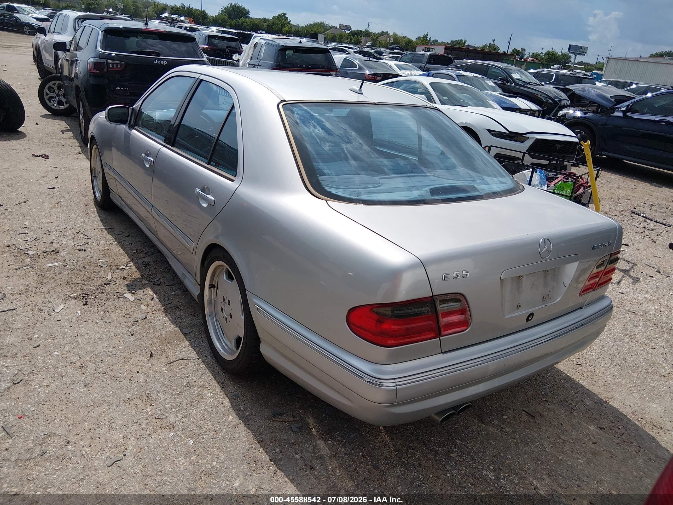 2000 Mercedes-benz E 55 Amg   Gray vin: WDBJF74J0YB071714