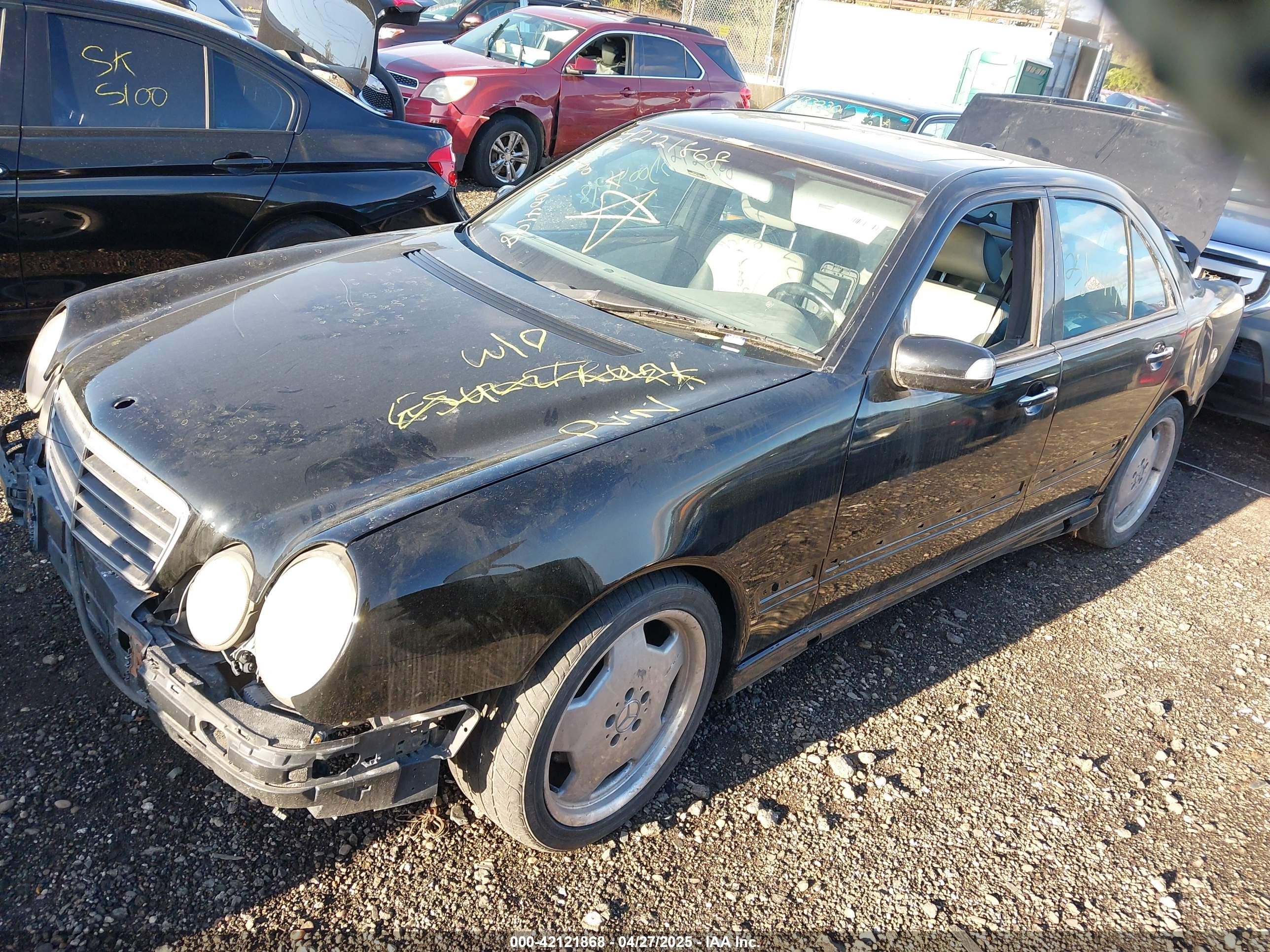 2001 Mercedes-benz E 55 Amg   Black vin: WDBJF74J11B270115