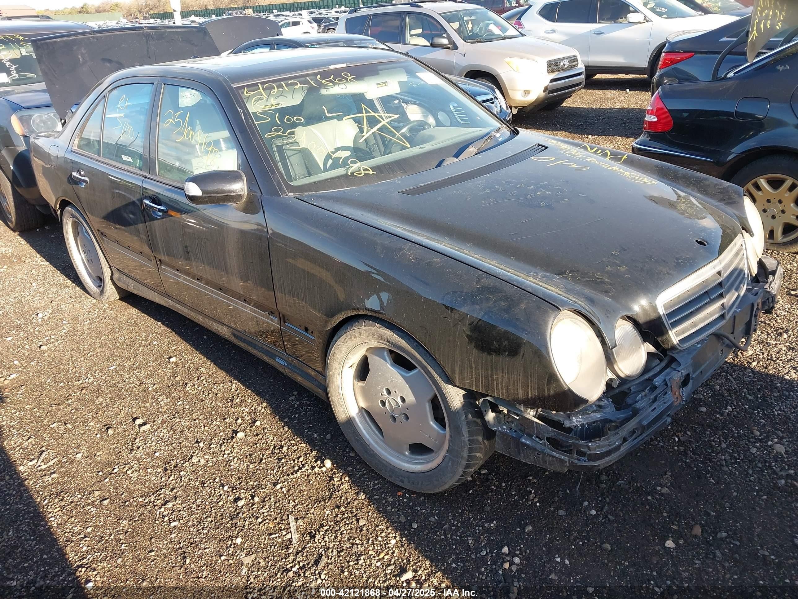 2001 Mercedes-benz E 55 Amg   Black vin: WDBJF74J11B270115