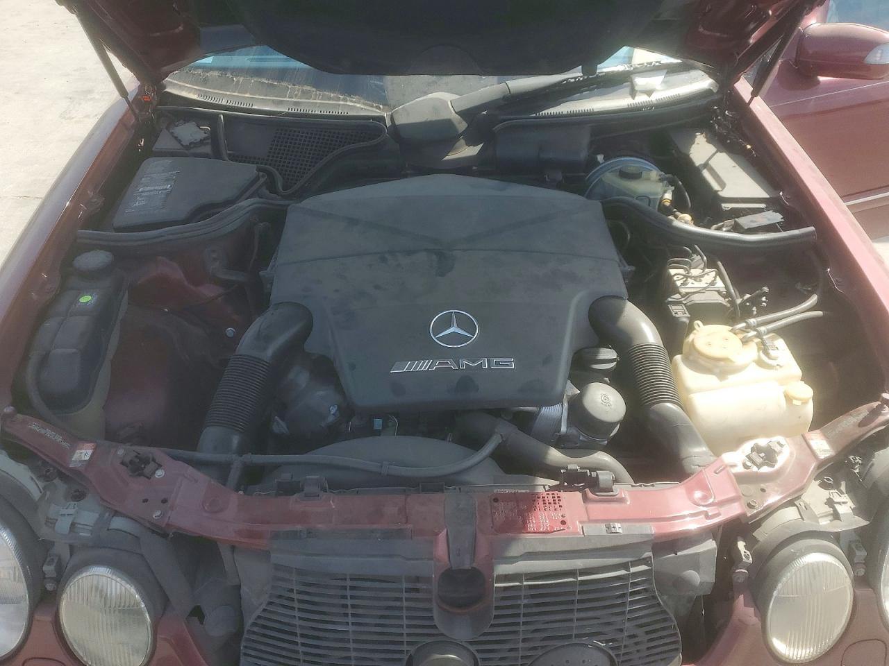2000 Mercedes Benz E 55 Amg Бордовый vin: WDBJF74J2YB124395