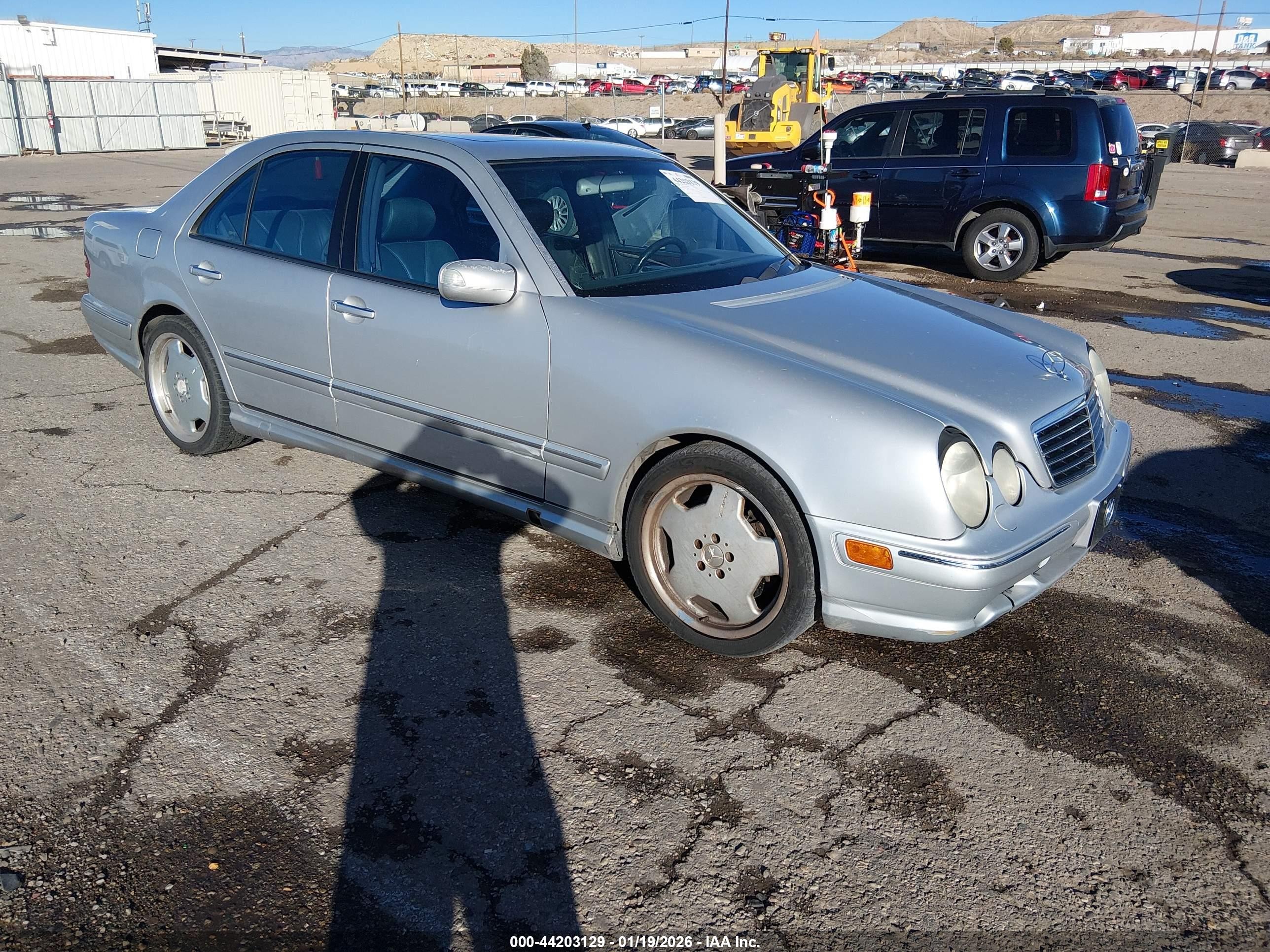 2001 Mercedes-benz E 55 Amg   Silver vin: WDBJF74J31B309660