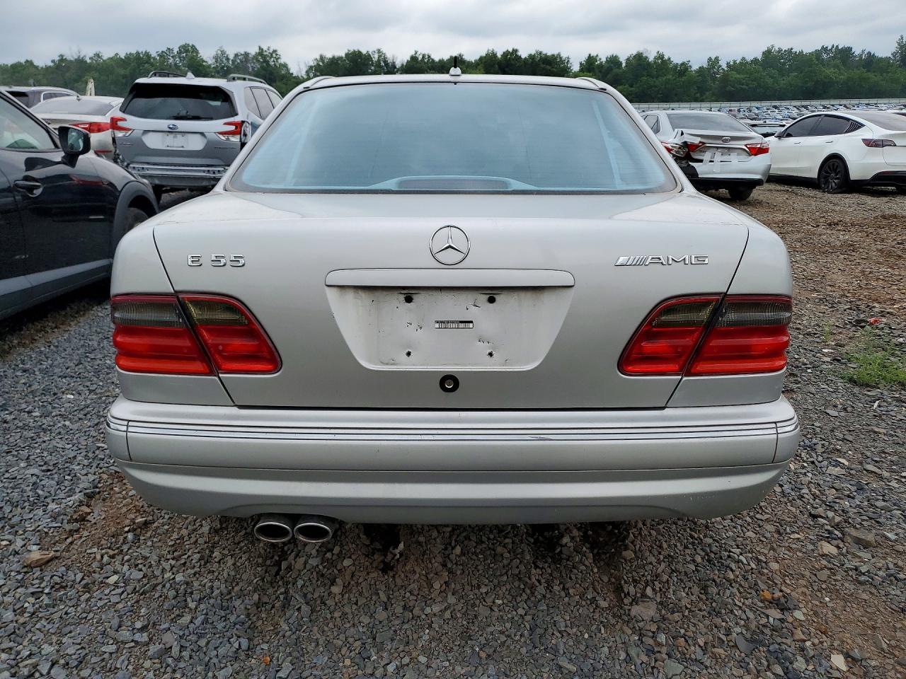 2001 Mercedes-benz E 55 Amg Silver vin: WDBJF74J31B309660