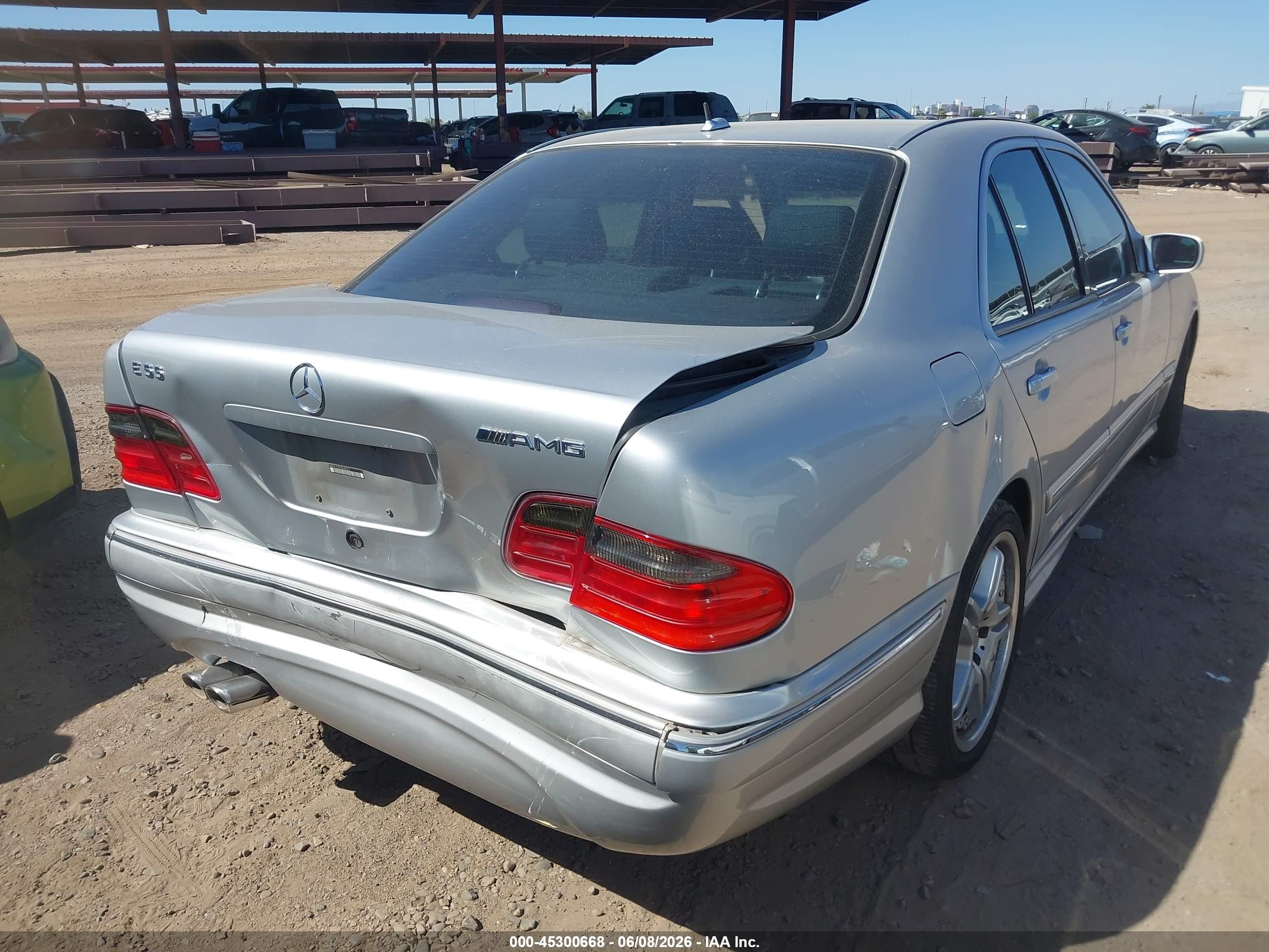 2001 Mercedes-benz E 55 Amg   Gray vin: WDBJF74J31B340312