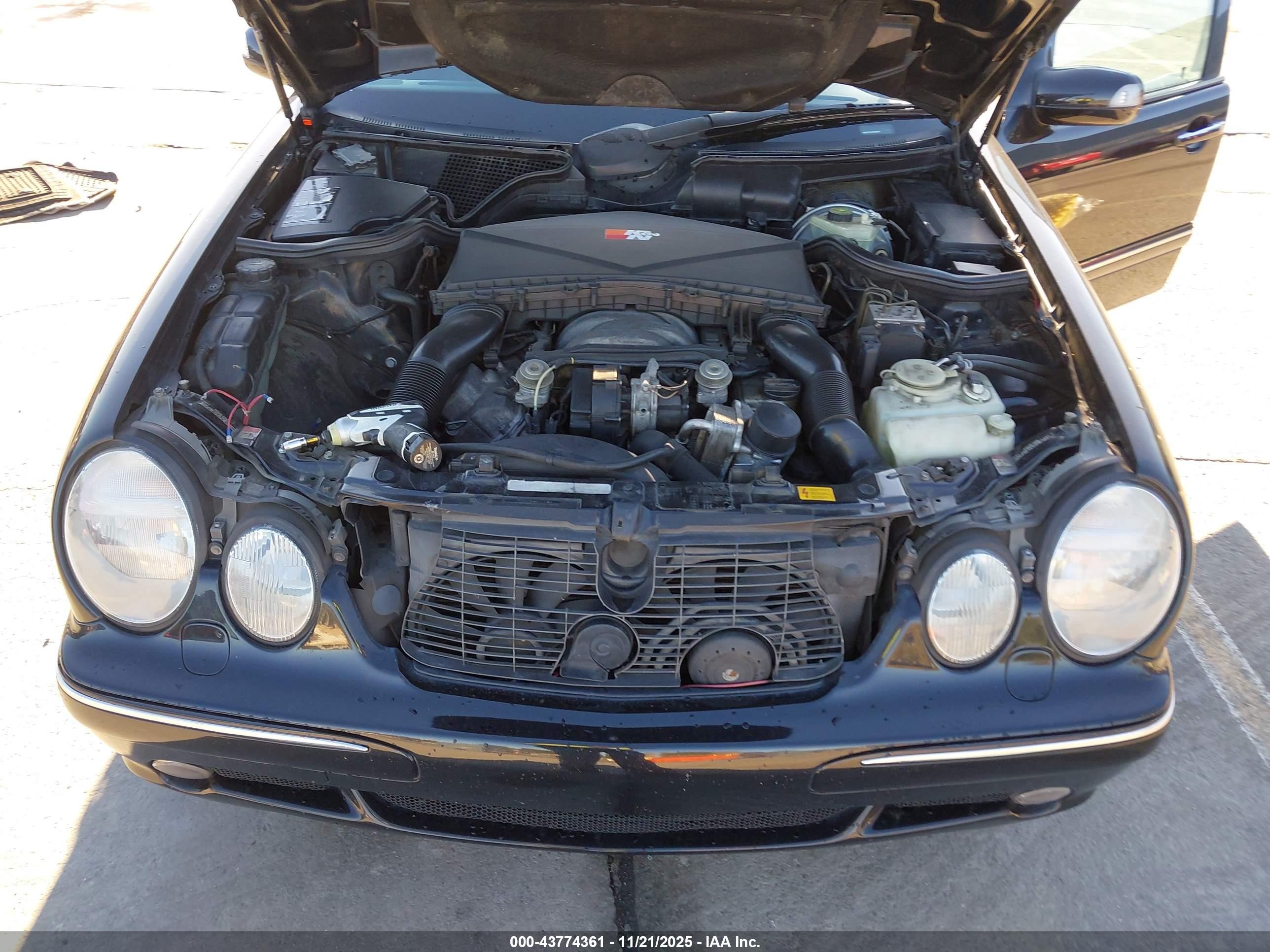 2001 Mercedes-benz E 55 Amg   Black vin: WDBJF74J41B345521