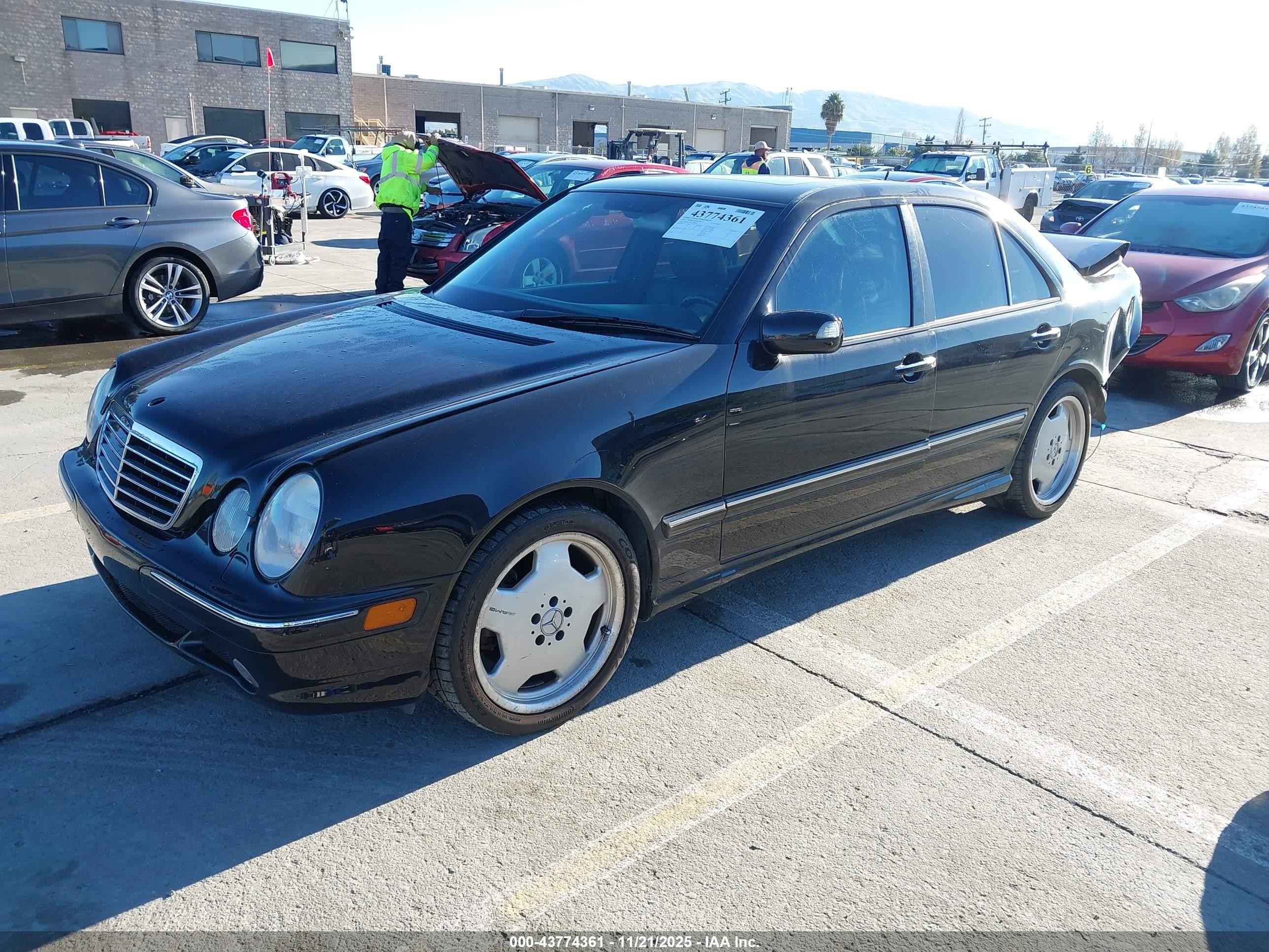 2001 Mercedes-benz E 55 Amg   Black vin: WDBJF74J41B345521
