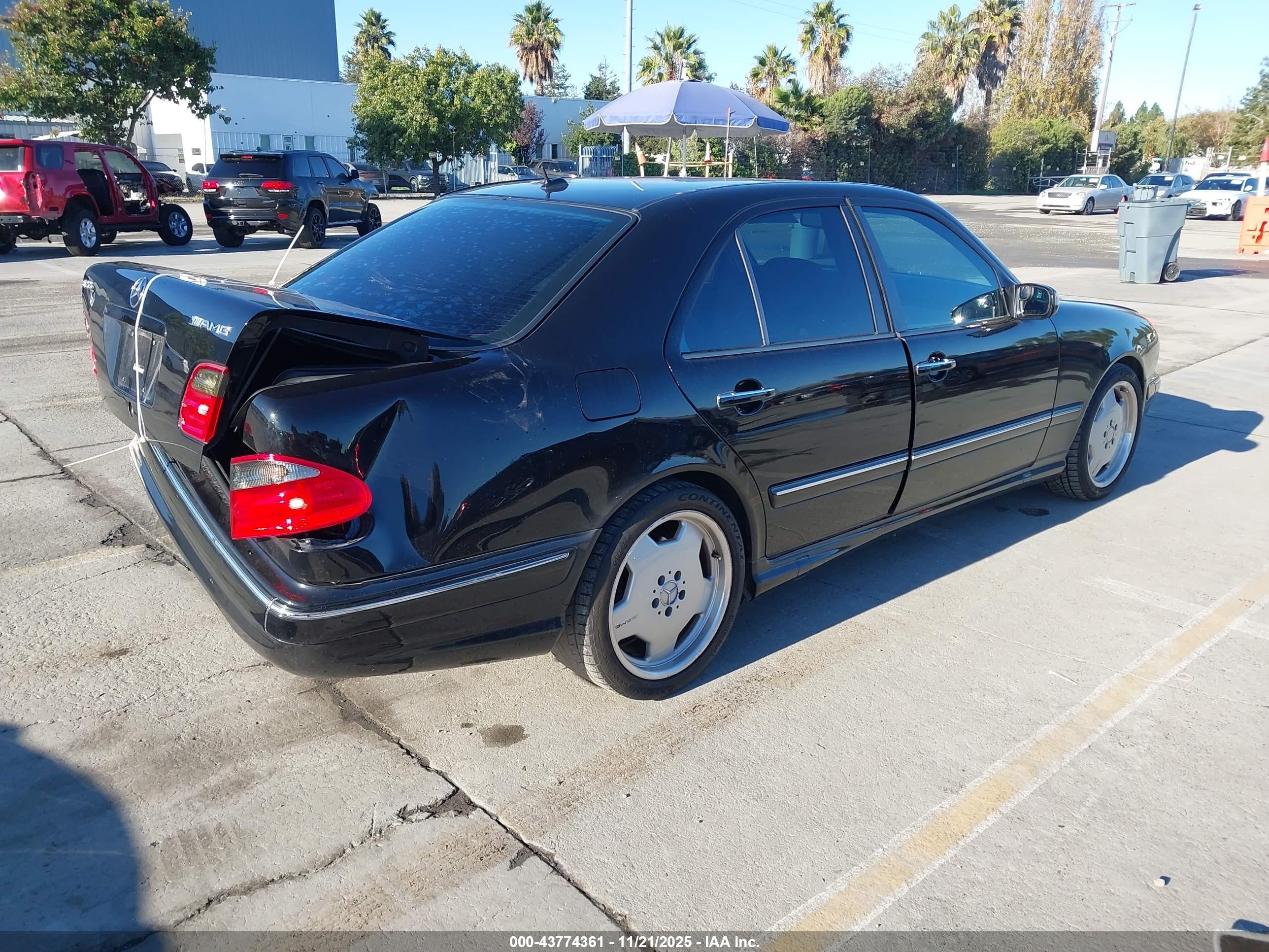 2001 Mercedes-benz E 55 Amg   Black vin: WDBJF74J41B345521
