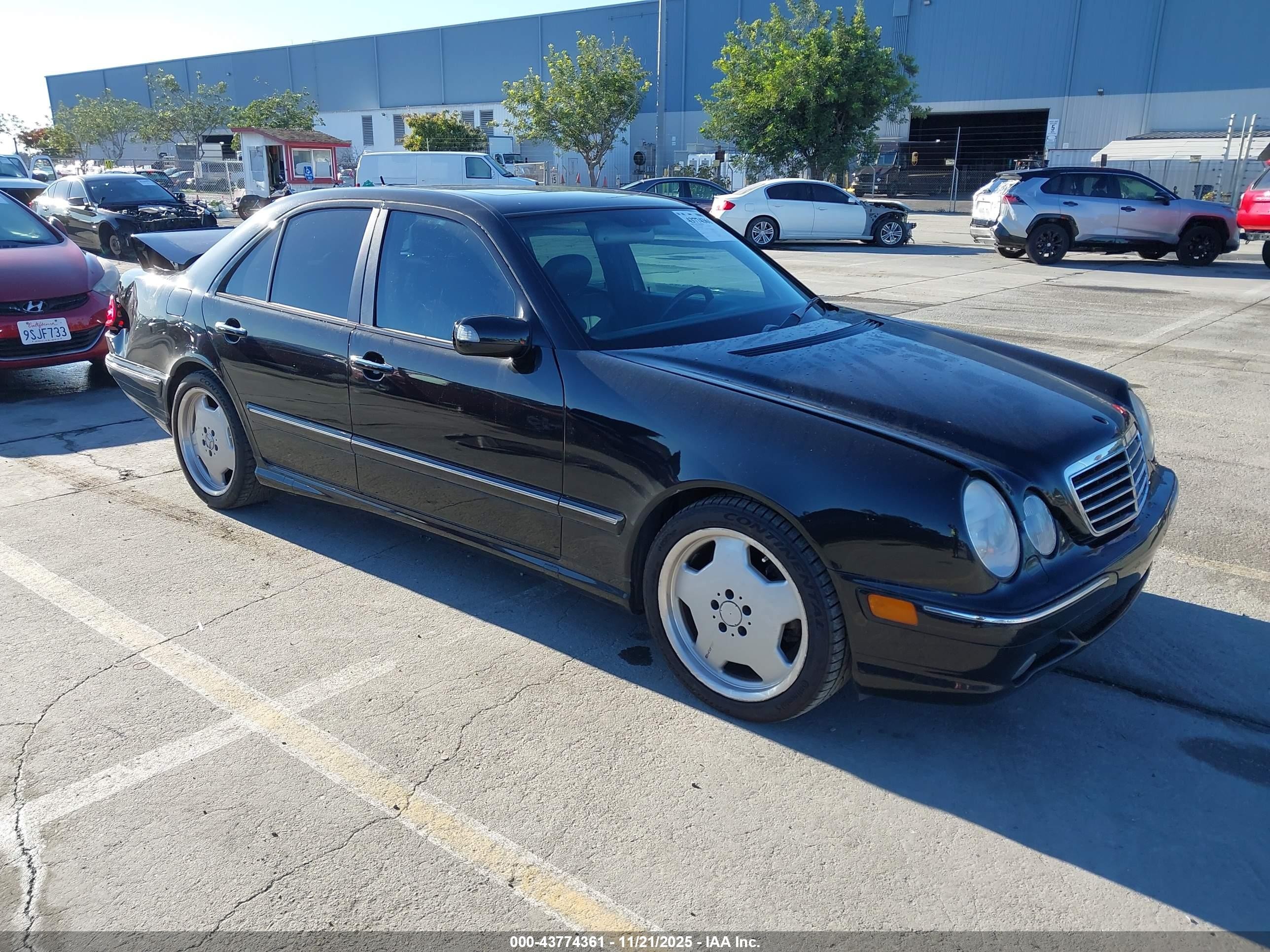 2001 Mercedes-benz E 55 Amg   Black vin: WDBJF74J41B345521