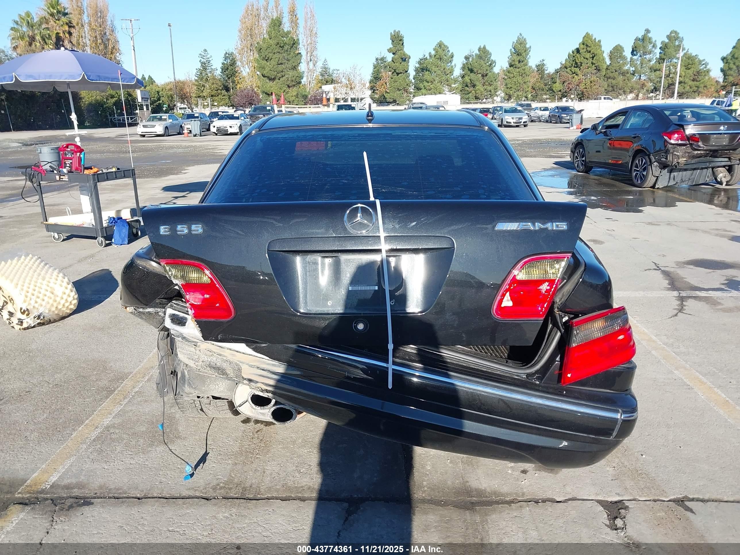 2001 Mercedes-benz E 55 Amg   Black vin: WDBJF74J41B345521