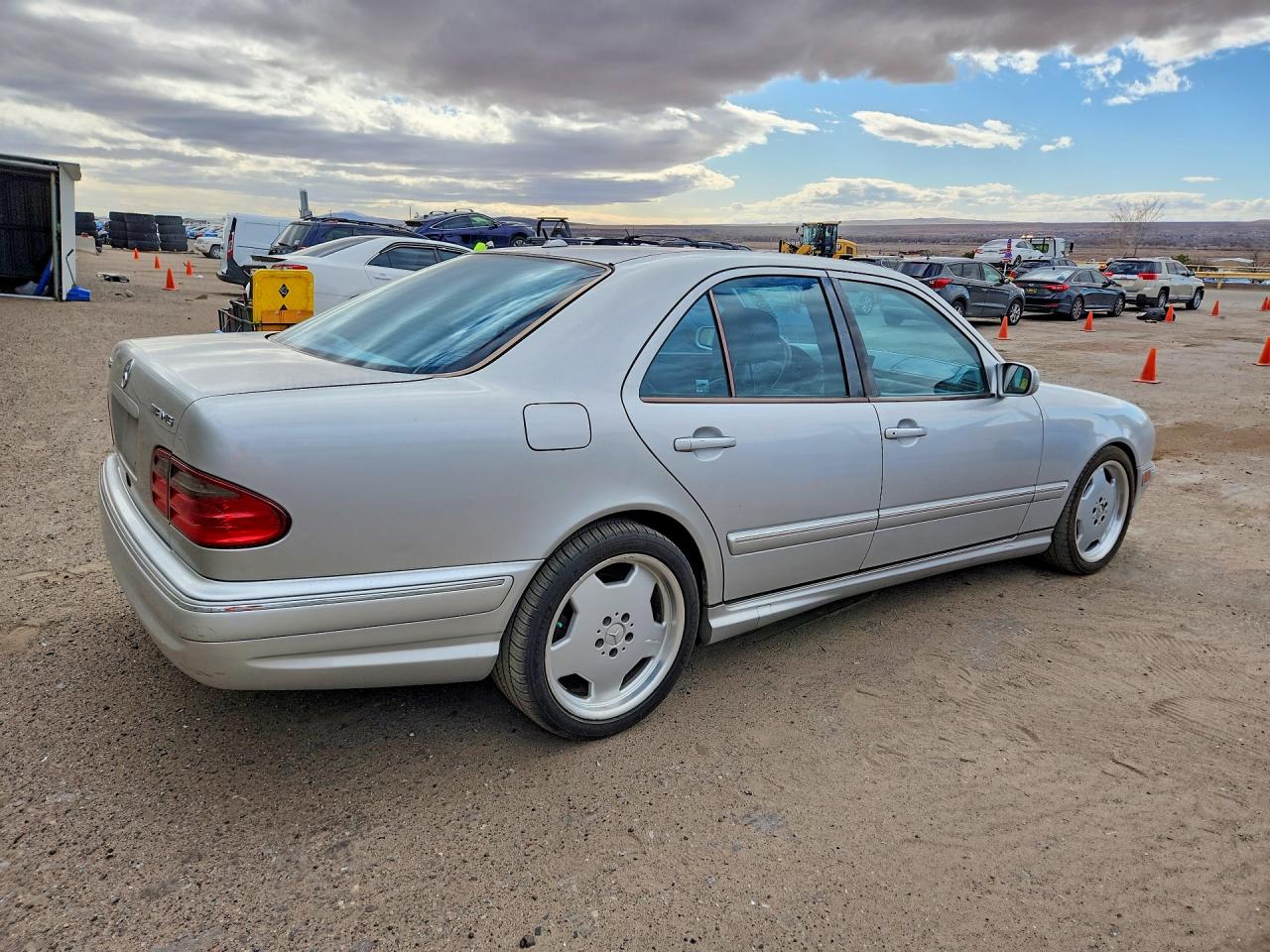 2000 Mercedes-benz E 55 Amg Silver vin: WDBJF74J6YB056473