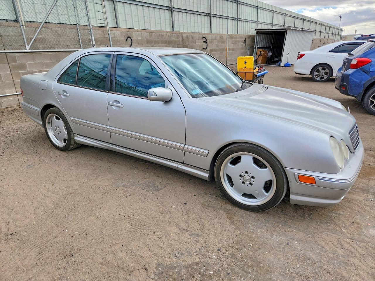 2000 Mercedes-benz E 55 Amg Silver vin: WDBJF74J6YB056473
