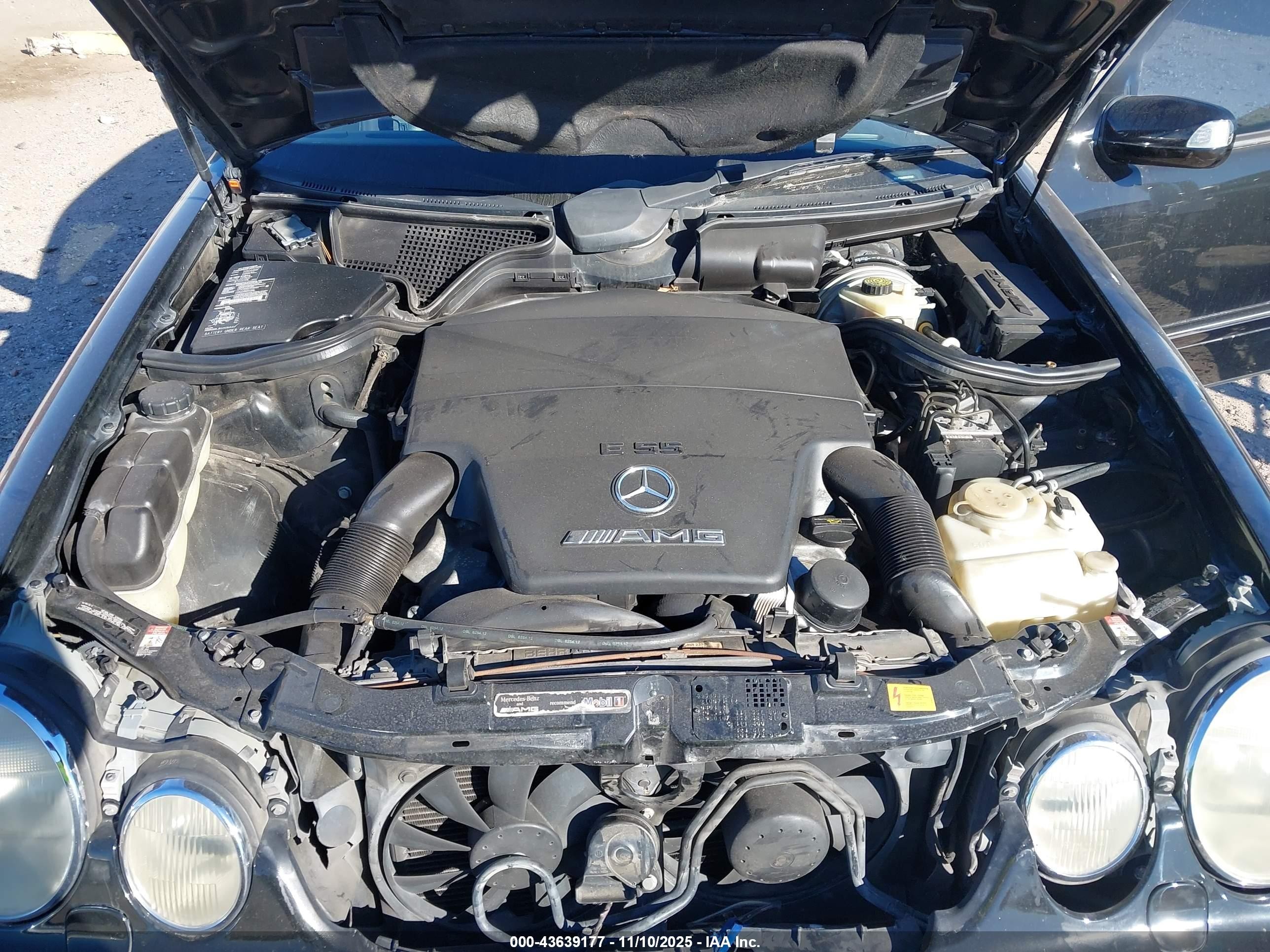 2000 Mercedes-benz E 55 Amg   Black vin: WDBJF74J6YB127798