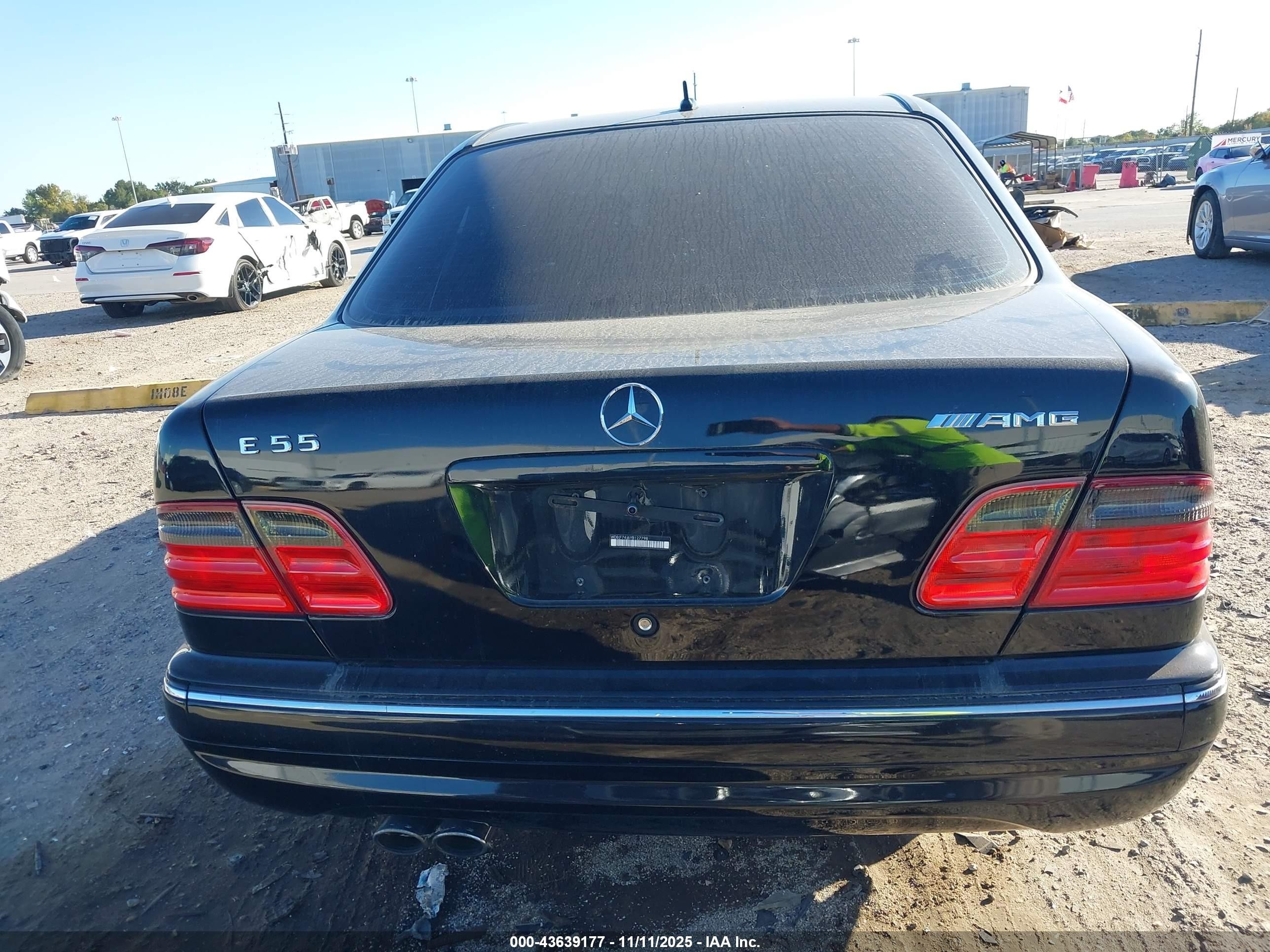 2000 Mercedes-benz E 55 Amg   Black vin: WDBJF74J6YB127798