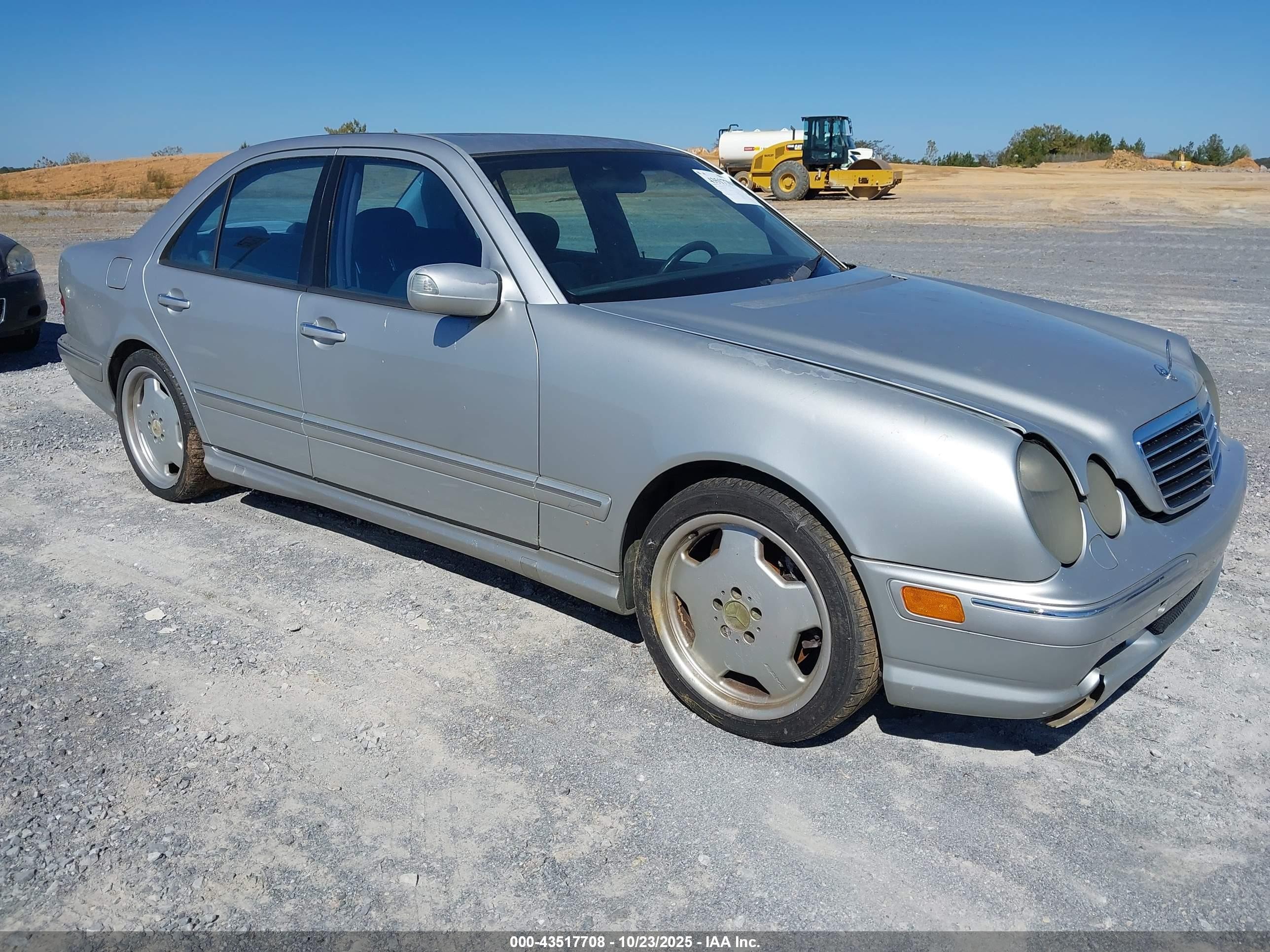 2001 Mercedes-benz E 55 Amg   Silver vin: WDBJF74J71B306504