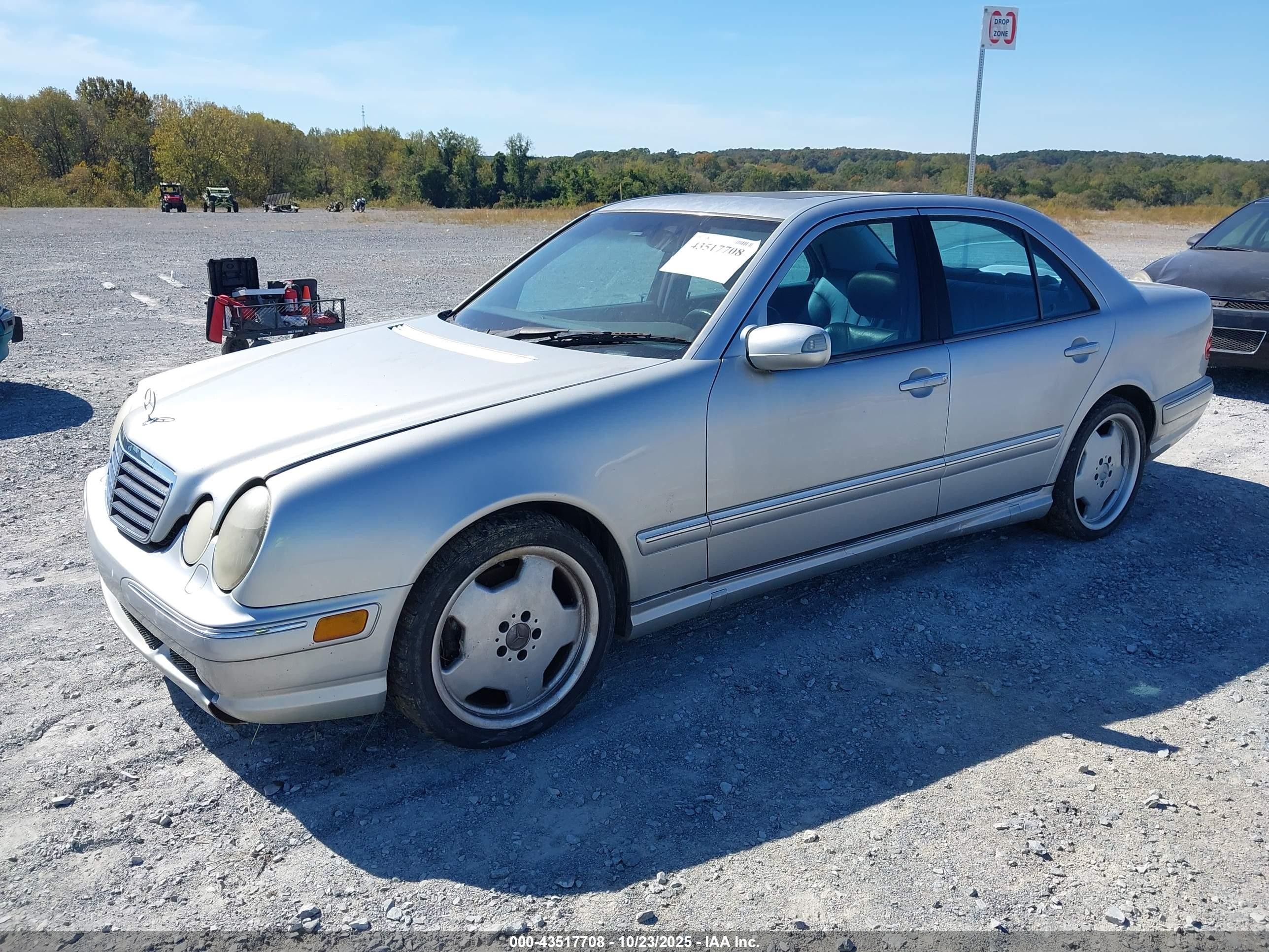 2001 Mercedes-benz E 55 Amg   Silver vin: WDBJF74J71B306504
