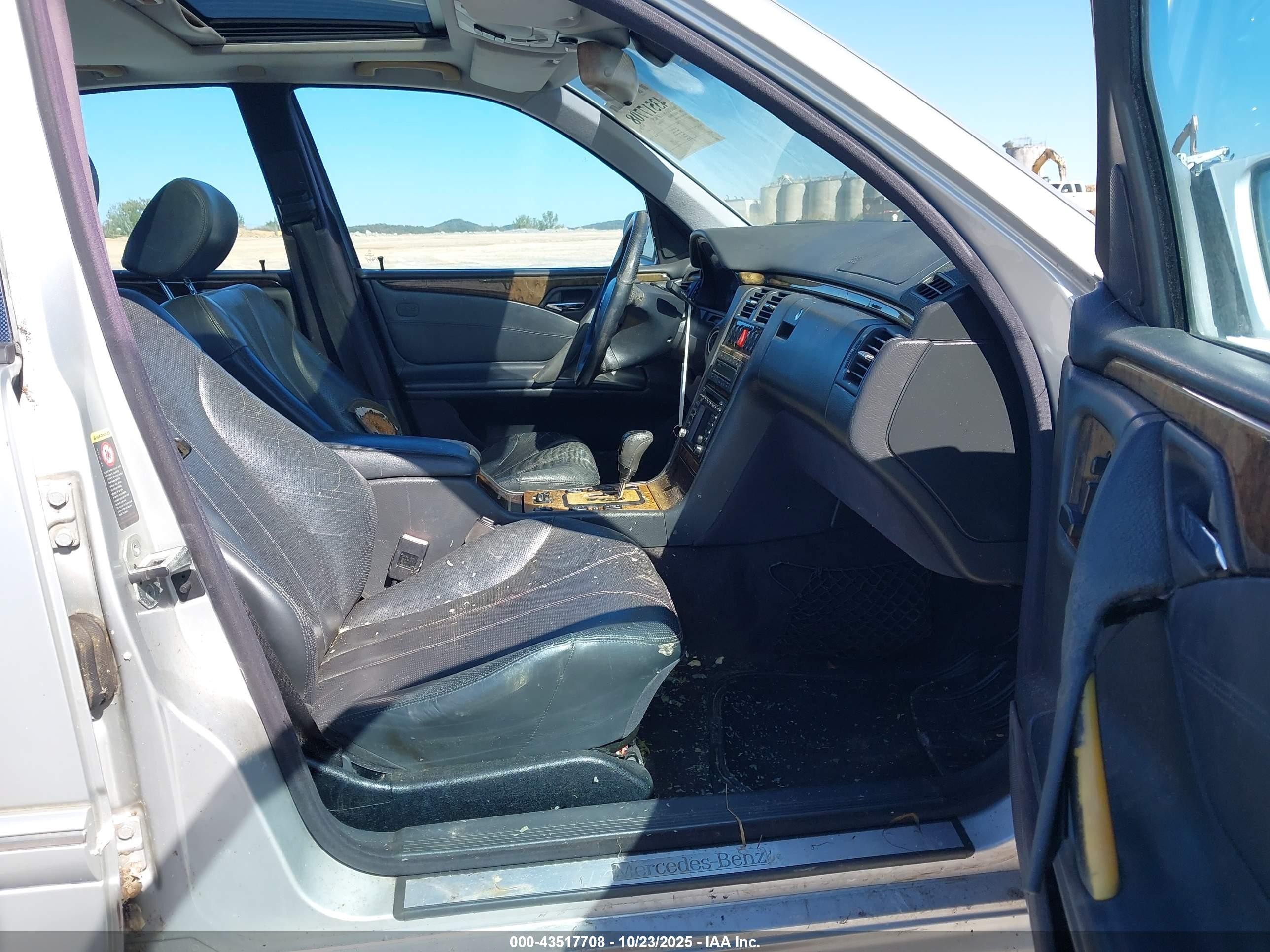 2001 Mercedes-benz E 55 Amg   Silver vin: WDBJF74J71B306504