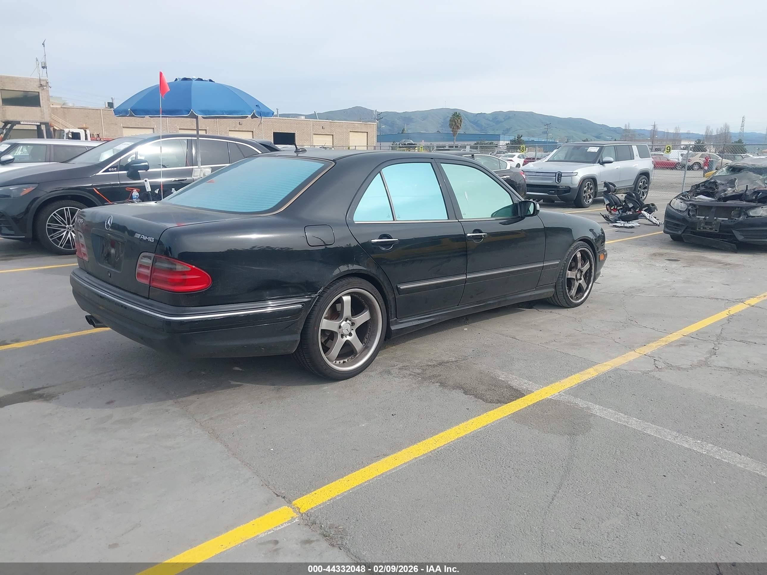 2000 Mercedes-benz E 55 Amg   Black vin: WDBJF74J7YB037902
