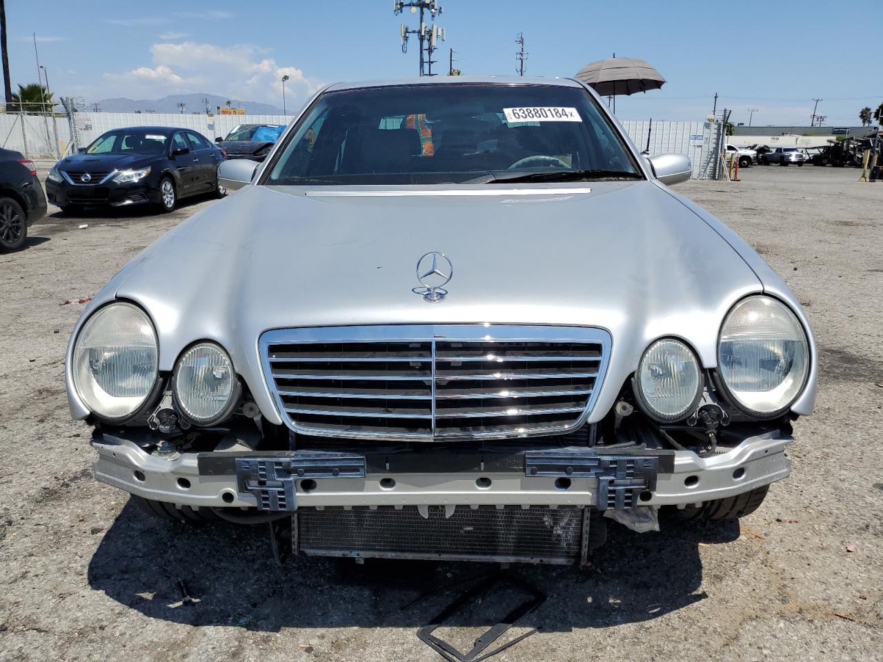 2000 Mercedes-benz E 55 Amg Silver vin: WDBJF74J7YB055624