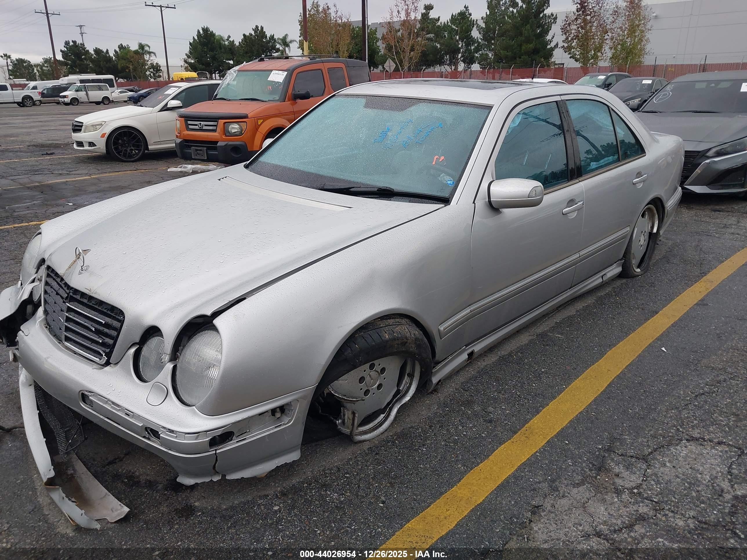 2001 Mercedes-benz E 55 Amg   Серебряный vin: WDBJF74J91B275207