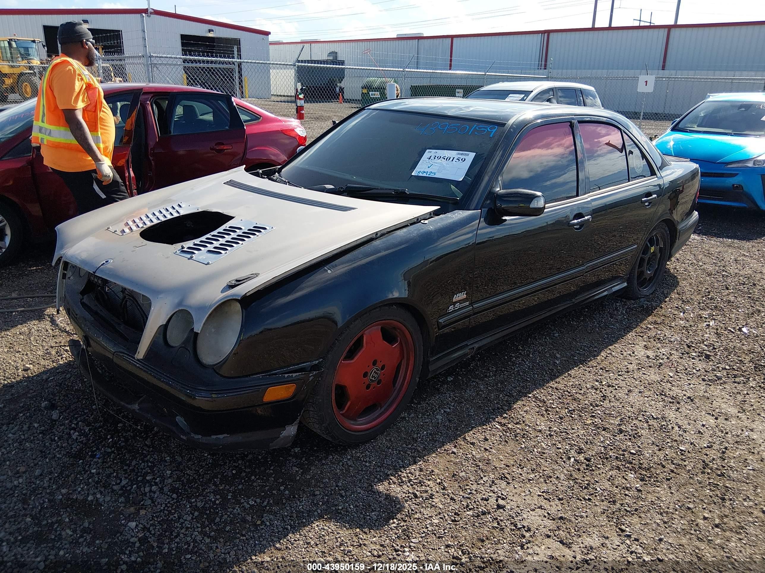 2001 Mercedes-benz E 55 Amg   Black vin: WDBJF74J91B321067