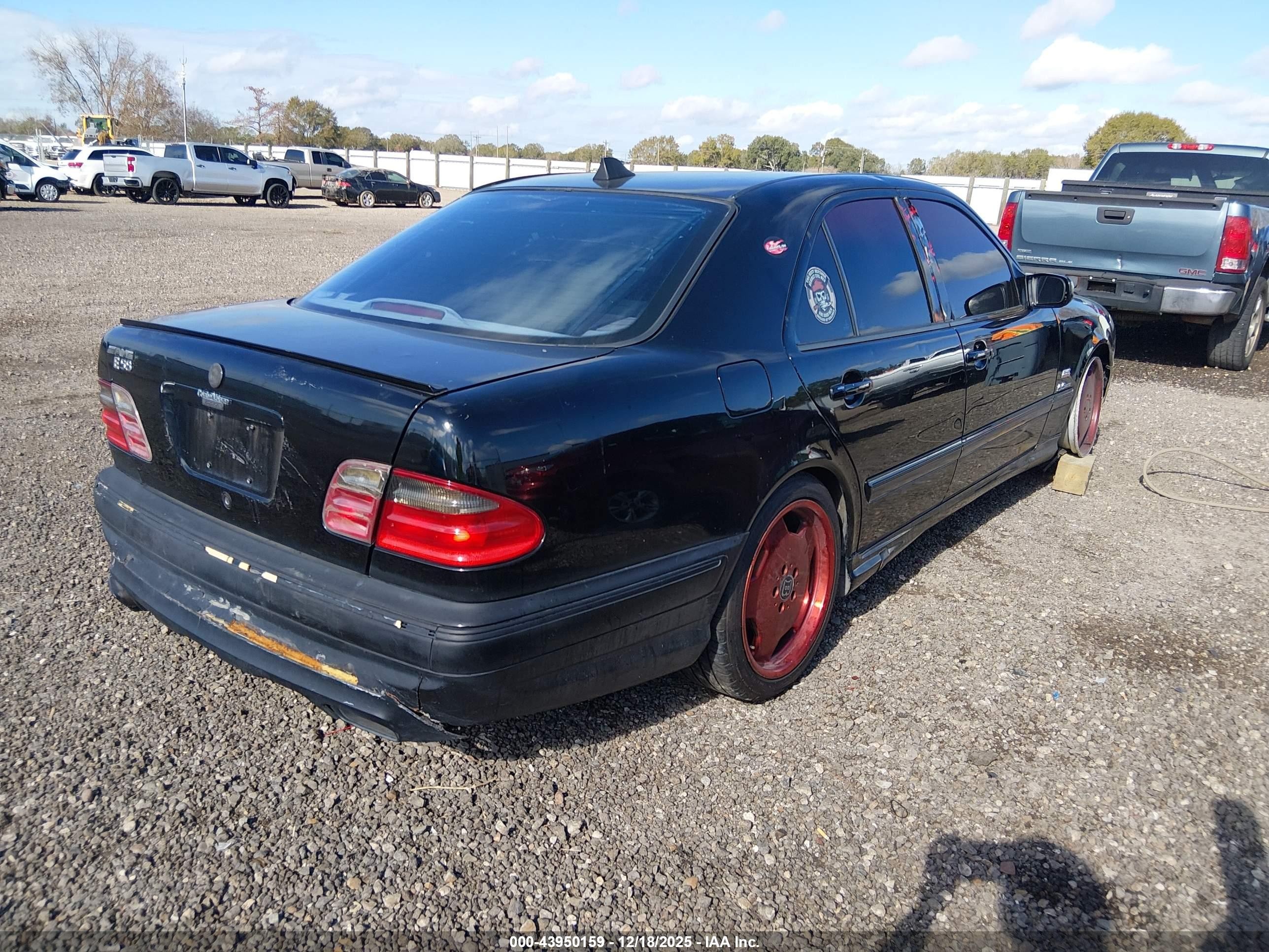 2001 Mercedes-benz E 55 Amg   Black vin: WDBJF74J91B321067