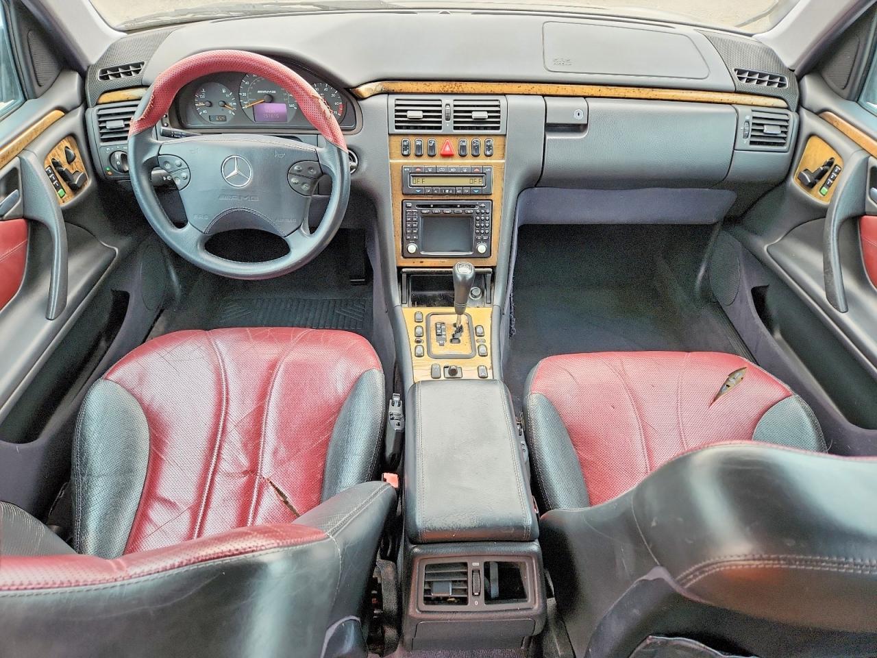 2000 Mercedes-benz E 55 Amg Blue vin: WDBJF74J9YB056063