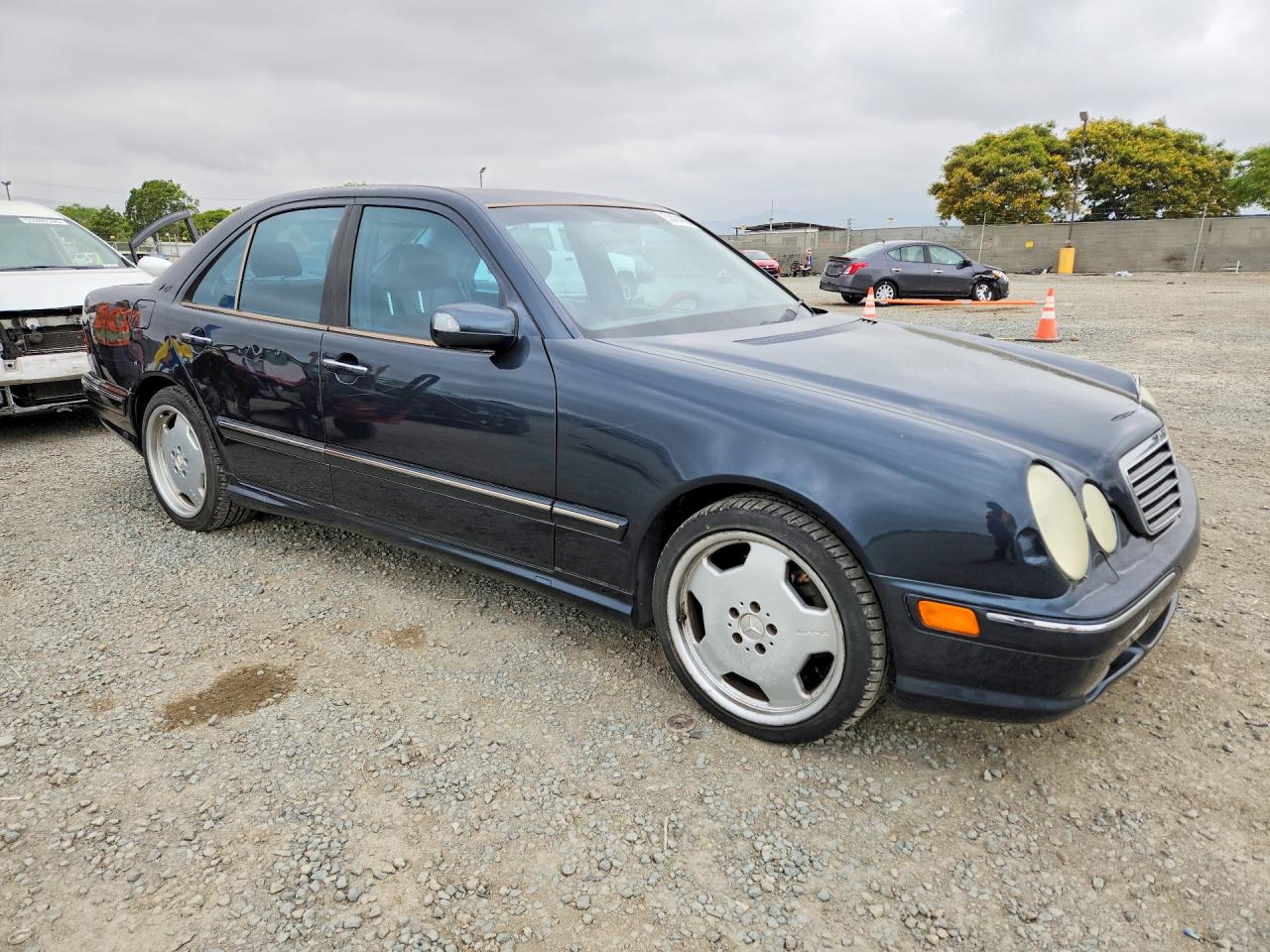 2000 Mercedes-benz E 55 Amg Blue vin: WDBJF74J9YB056063