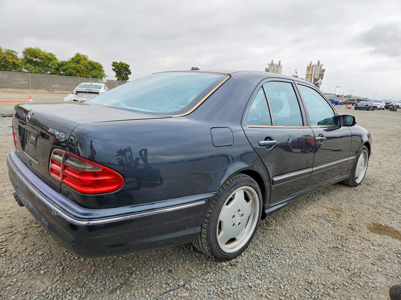 2000 Mercedes-benz E 55 Amg Blue vin: WDBJF74J9YB056063