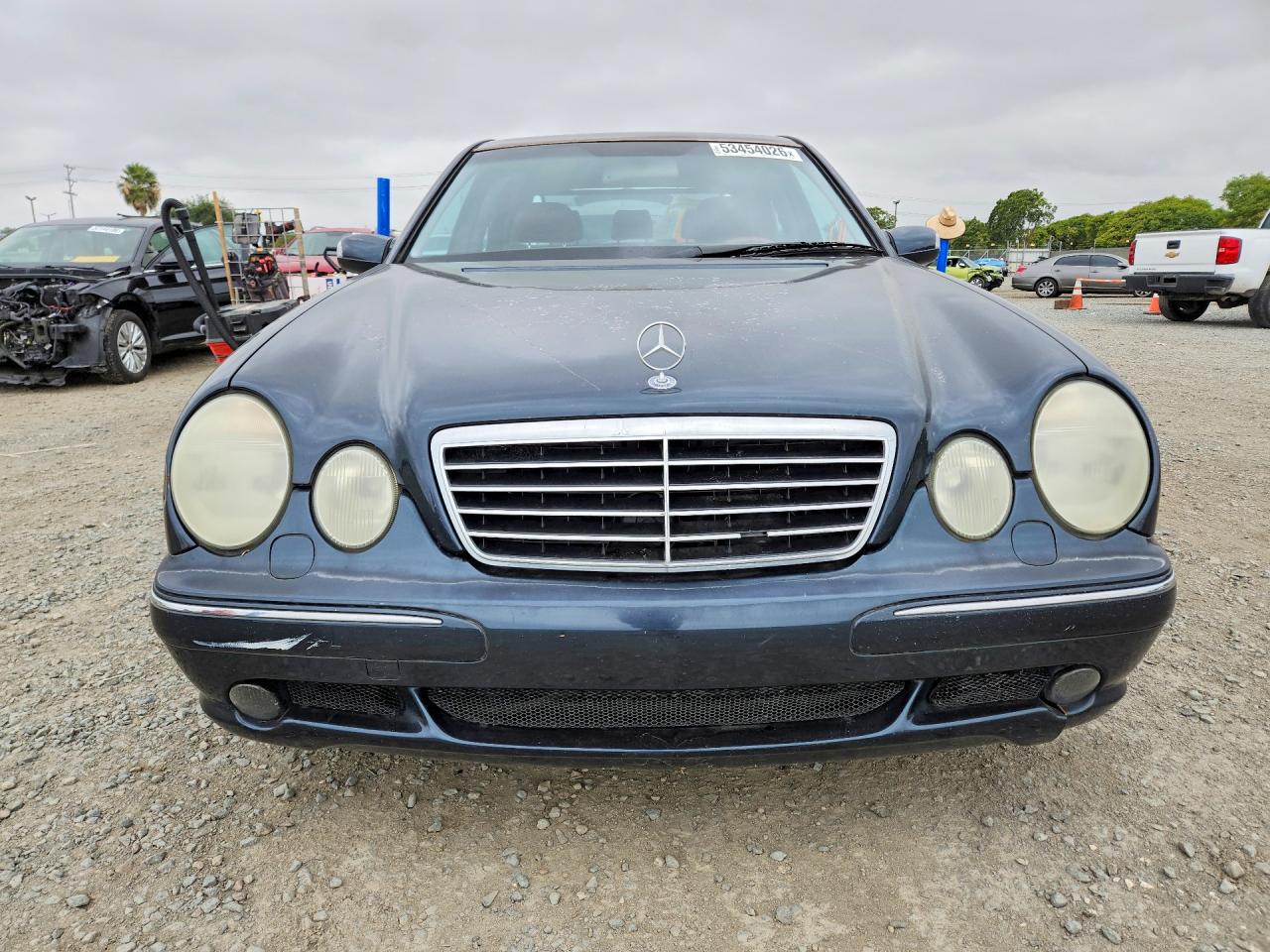 2000 Mercedes-benz E 55 Amg Blue vin: WDBJF74J9YB056063