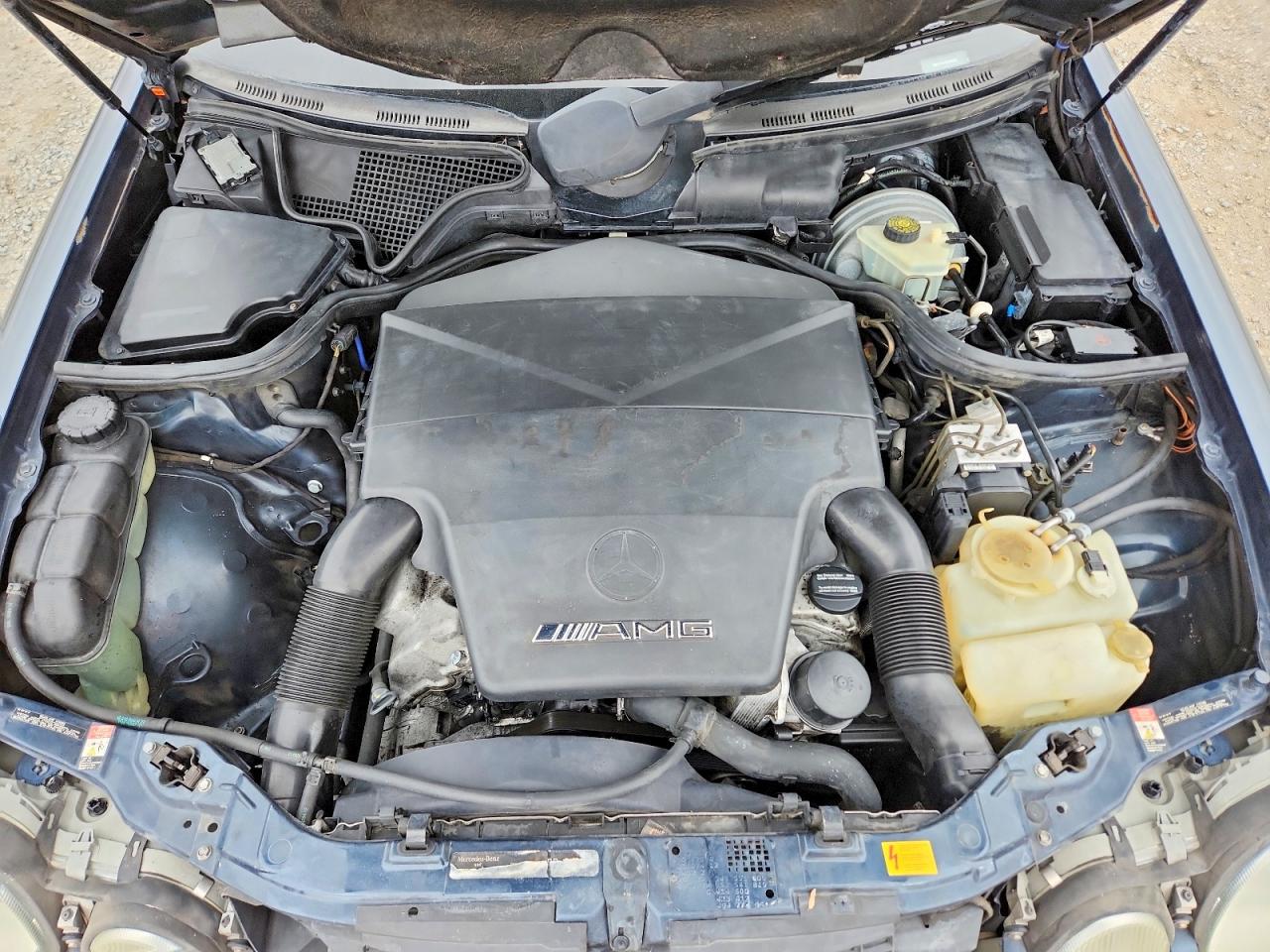 2000 Mercedes-benz E 55 Amg Blue vin: WDBJF74J9YB056063
