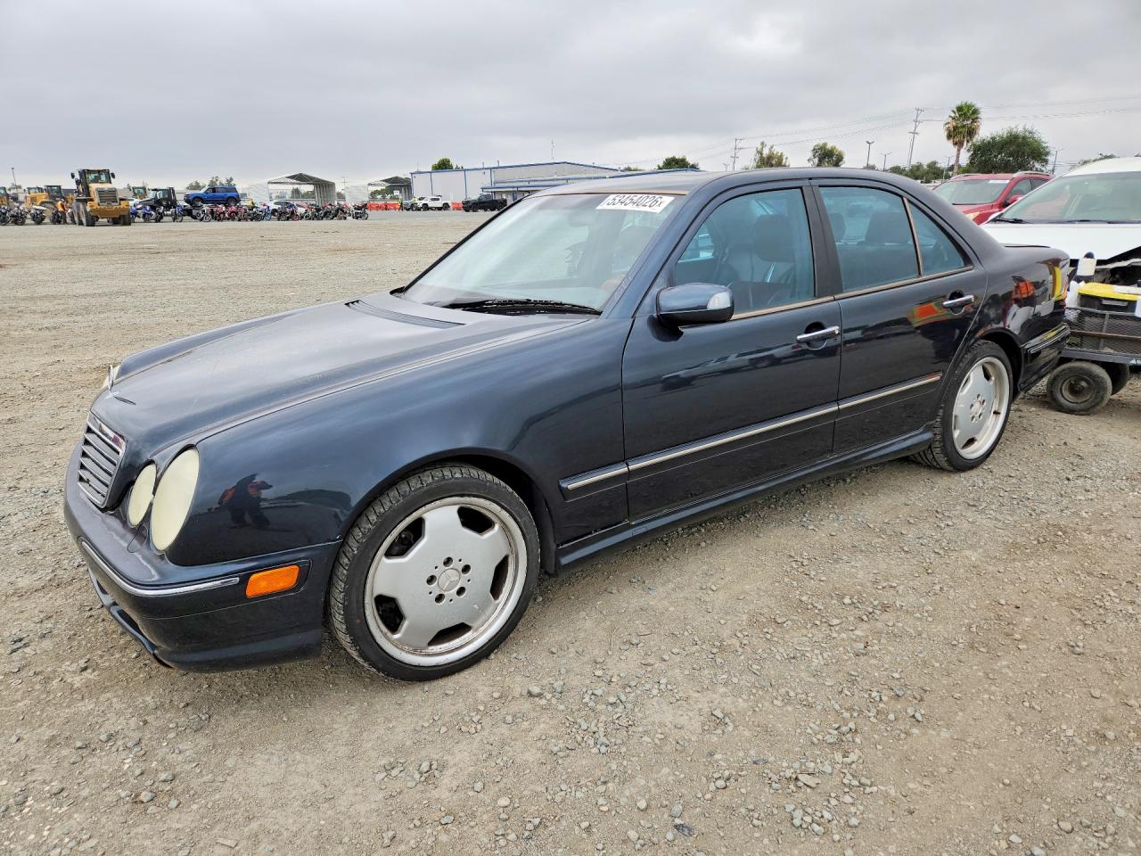 2000 Mercedes-benz E 55 Amg Синий vin: WDBJF74J9YB056063